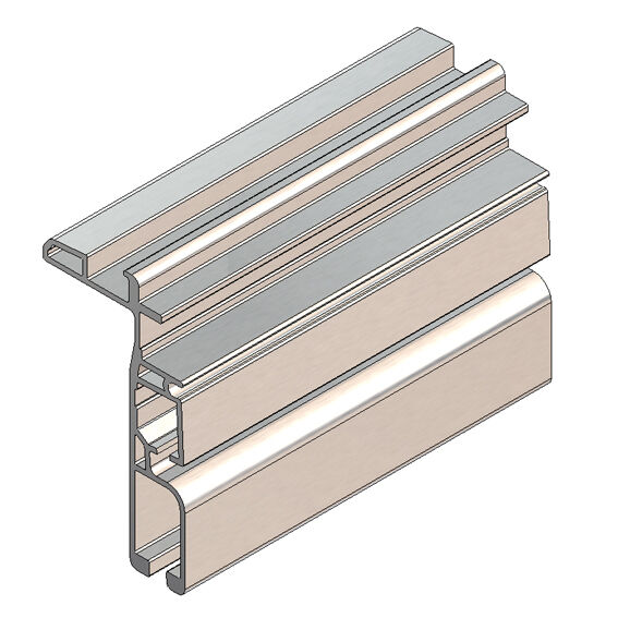 Rhiwa Quality looprail 7740 mm - Runner Mega 200 - aluminium