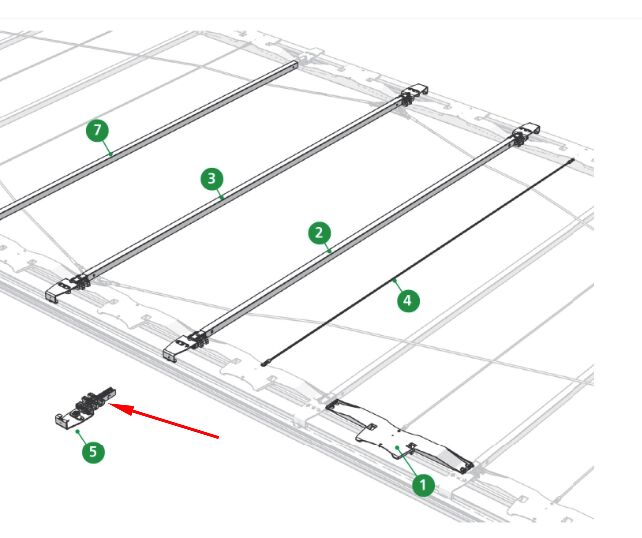 Rhiwa Quality roller carriage - for Edscha CS Ultraline II + HD