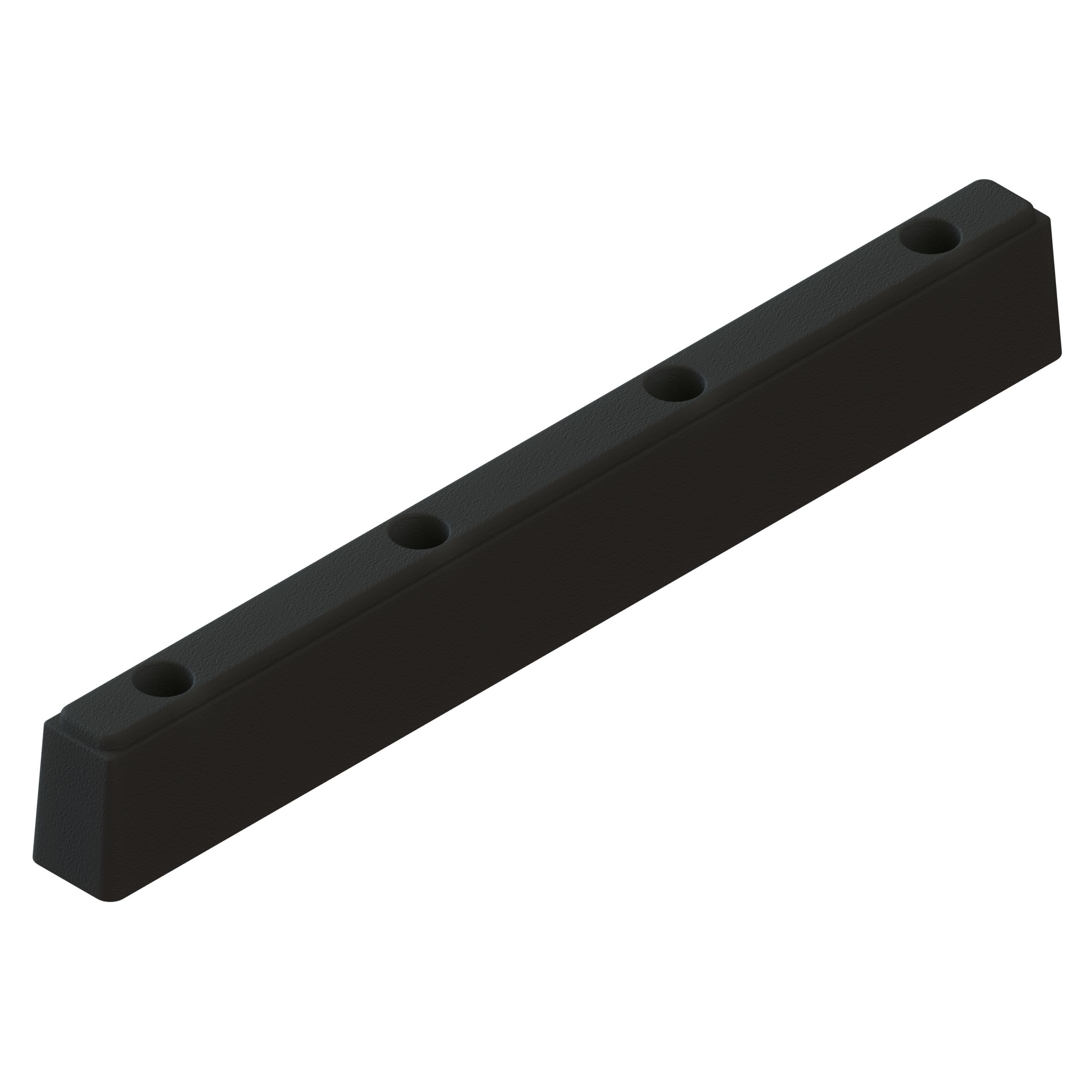 Rhiwa Quality stootblok 450 x 40 x 60 mm (LxBxH) - rubber