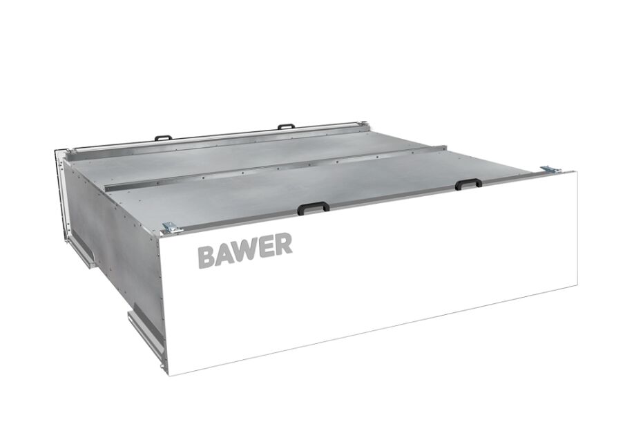 Bawer palette Caisse - 36 palettes euro - 2750 x 700 x 2425 mm (LxHxP) - kit non assemblé