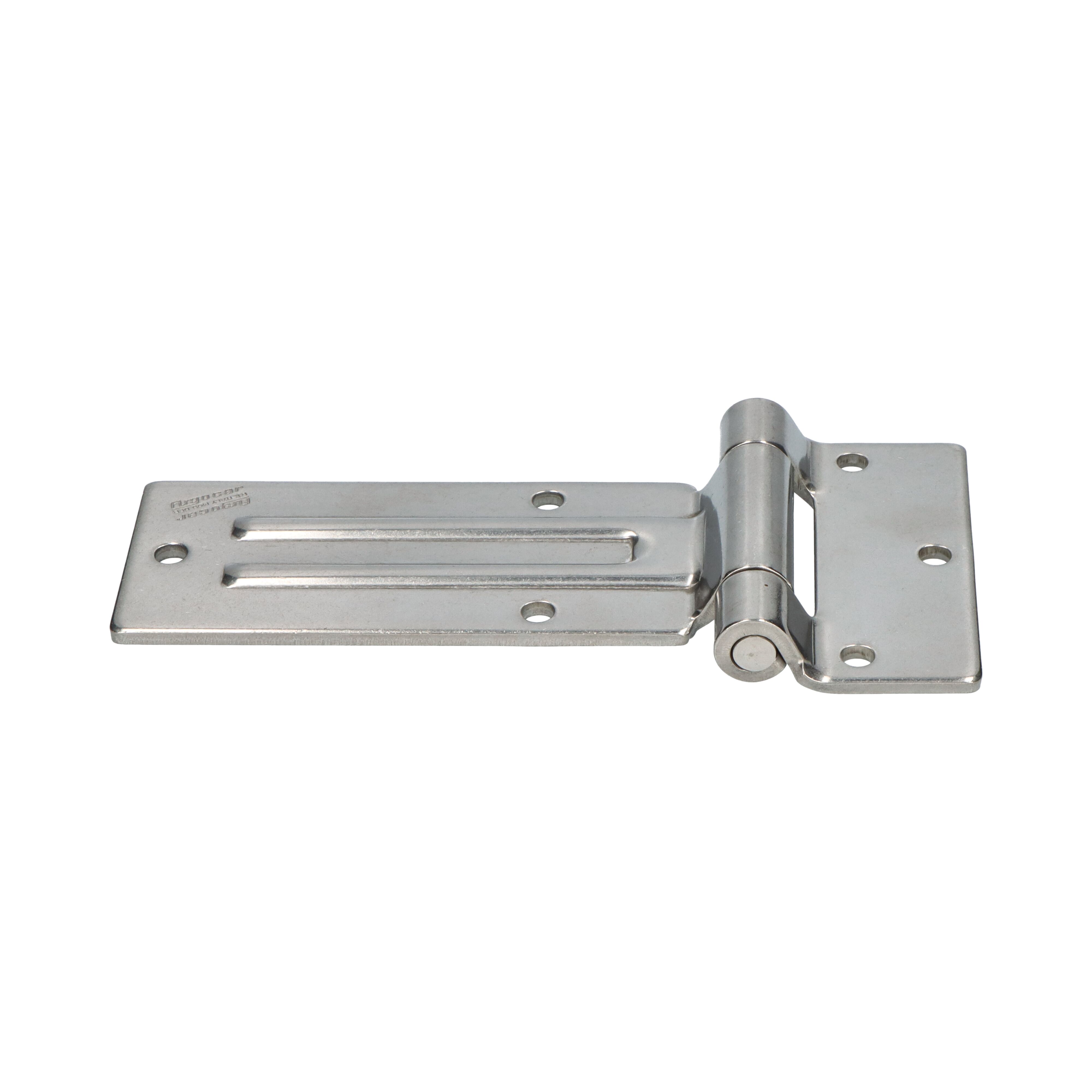 Pommier zijdeurscharnier vlak 165 mm - RVS