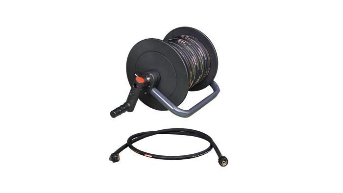 Ehrle enrouleur de tuyau - avec tuyau HP DN08 de 20 mètres - Ø 180 mm / 240 mm