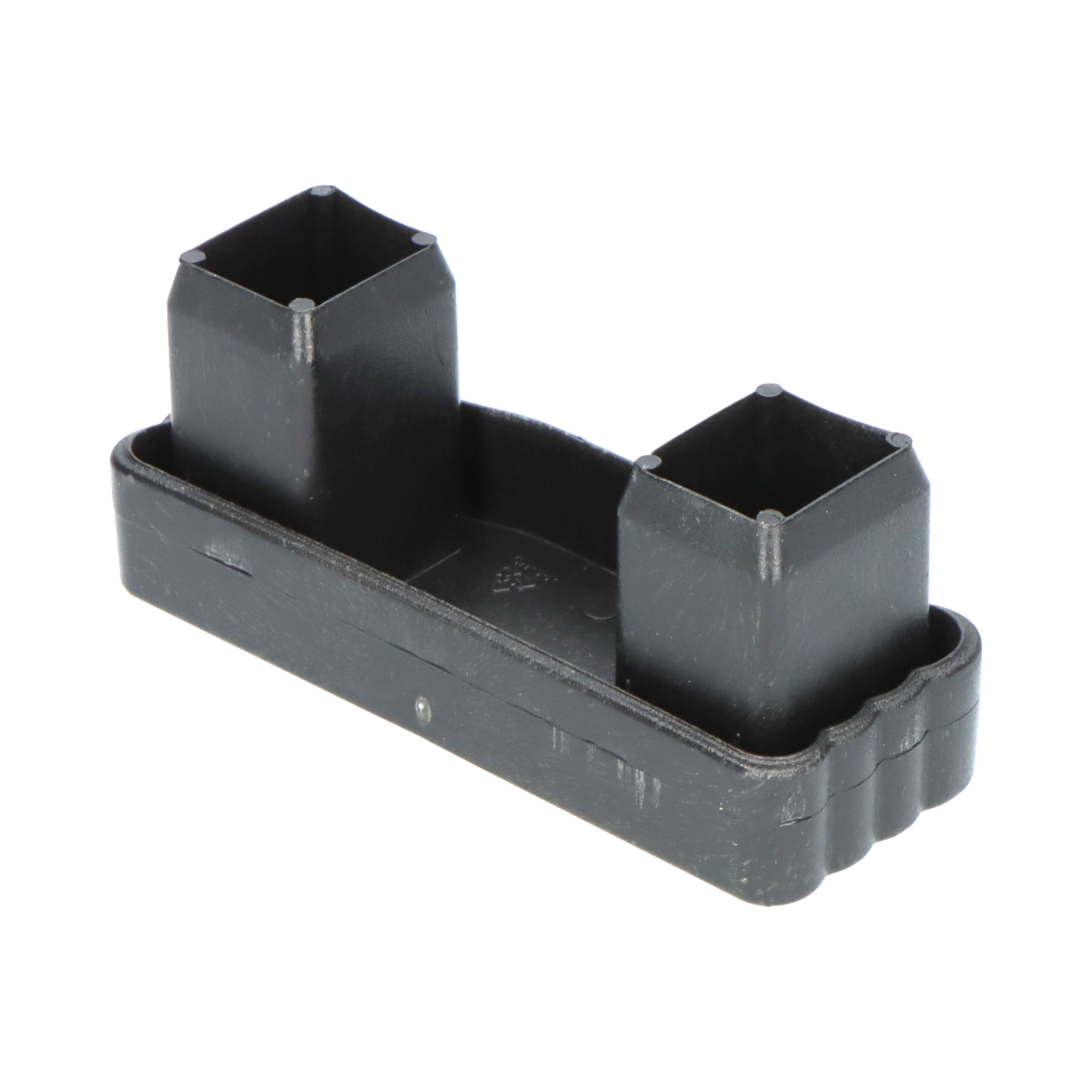 Takler end cap - for side protection board 100 x 35 mm - black plastic