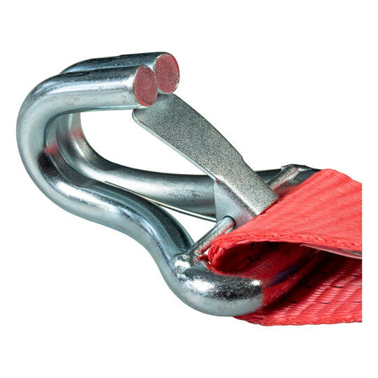 Rhiwa Quality sangle d'arrimage 50 mm - à cliquet et hameçon à double pointe avec cran de sécurité - 8000 mm