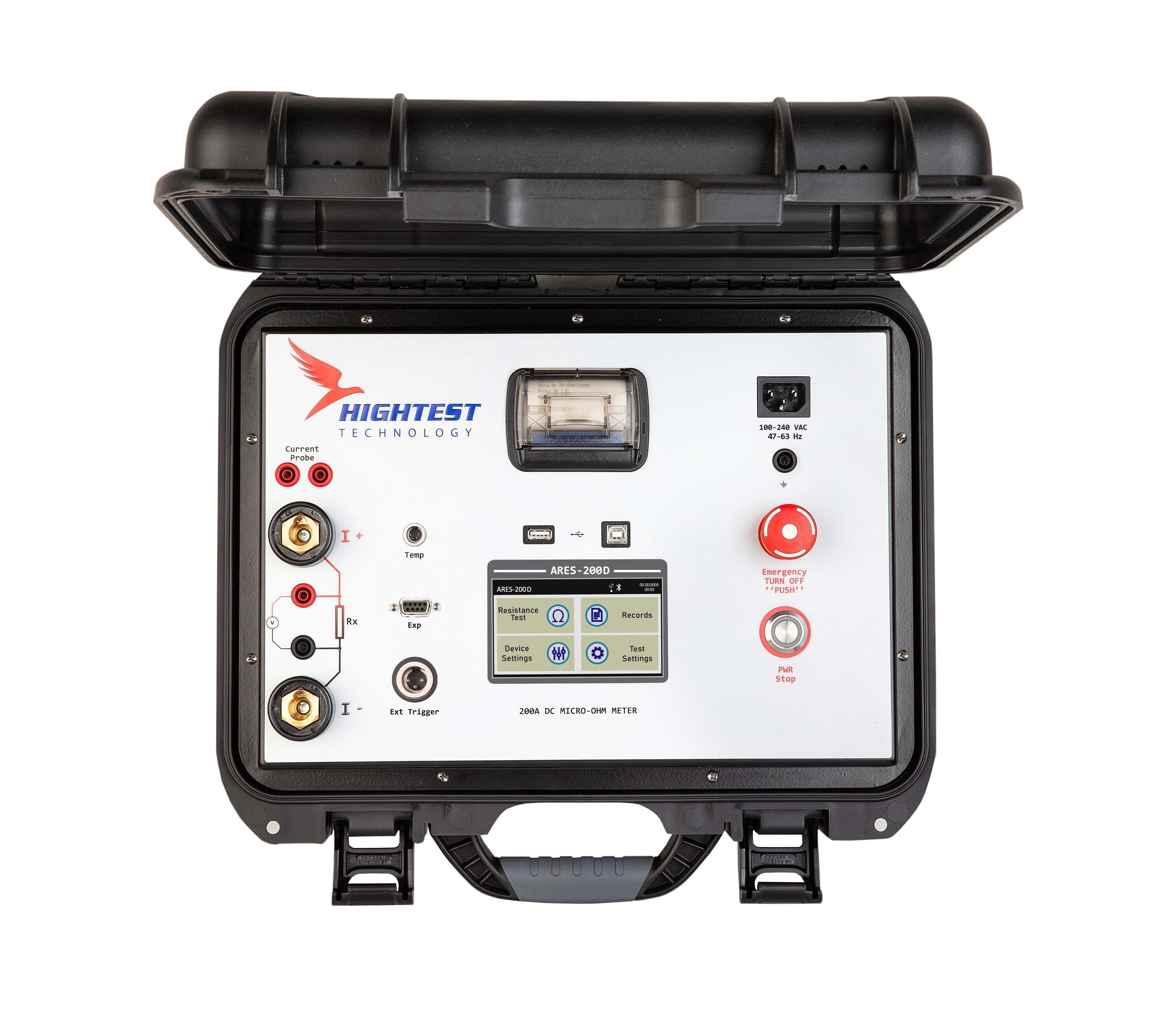 Hightest micro Ohm meter ARES-200D 200A