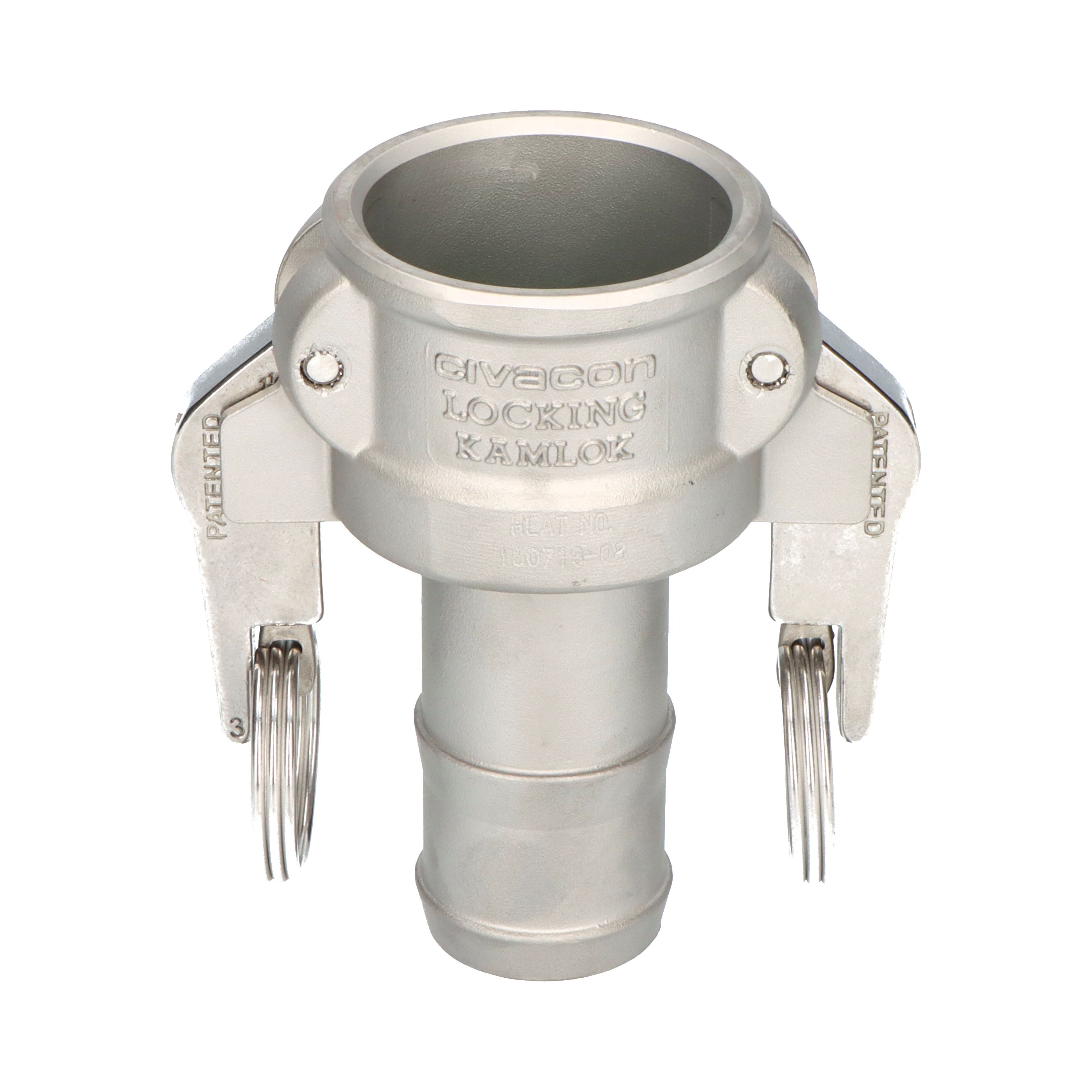 OPW raccord Autolok coupler C 1,1/2" embout cannelé pour collier de serrage