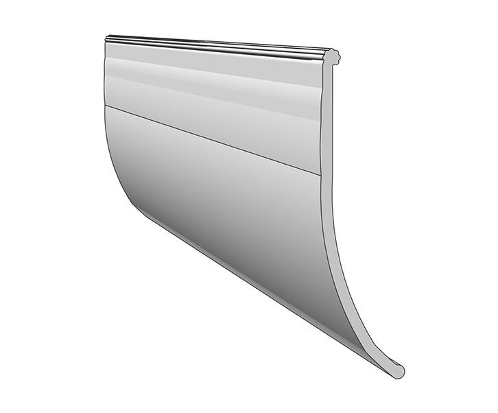 Edscha sealing profile 28 mtr - for Sesam Flatliner - black PVC