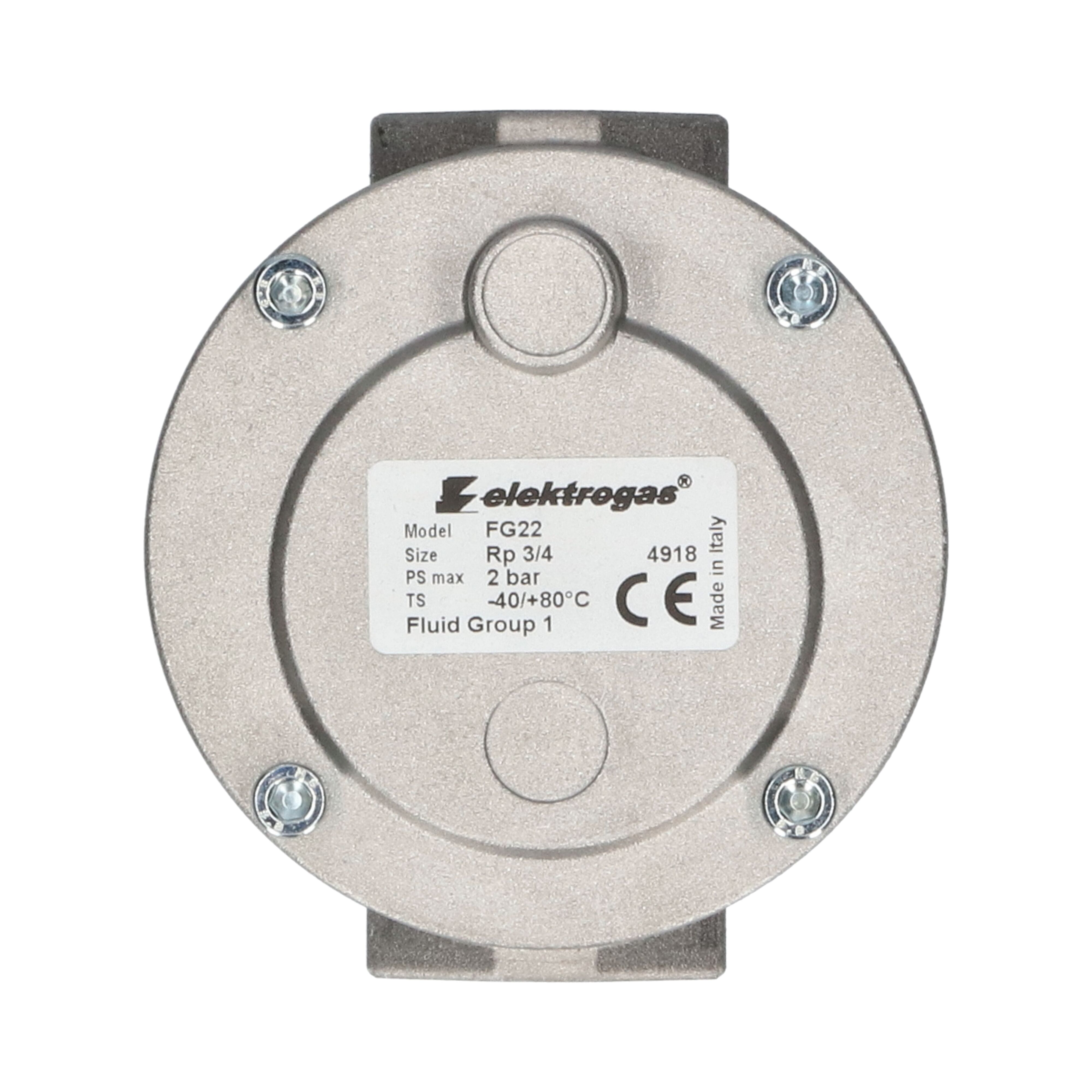 Elektrogas filtre à gaz FG ¾" 2 bar