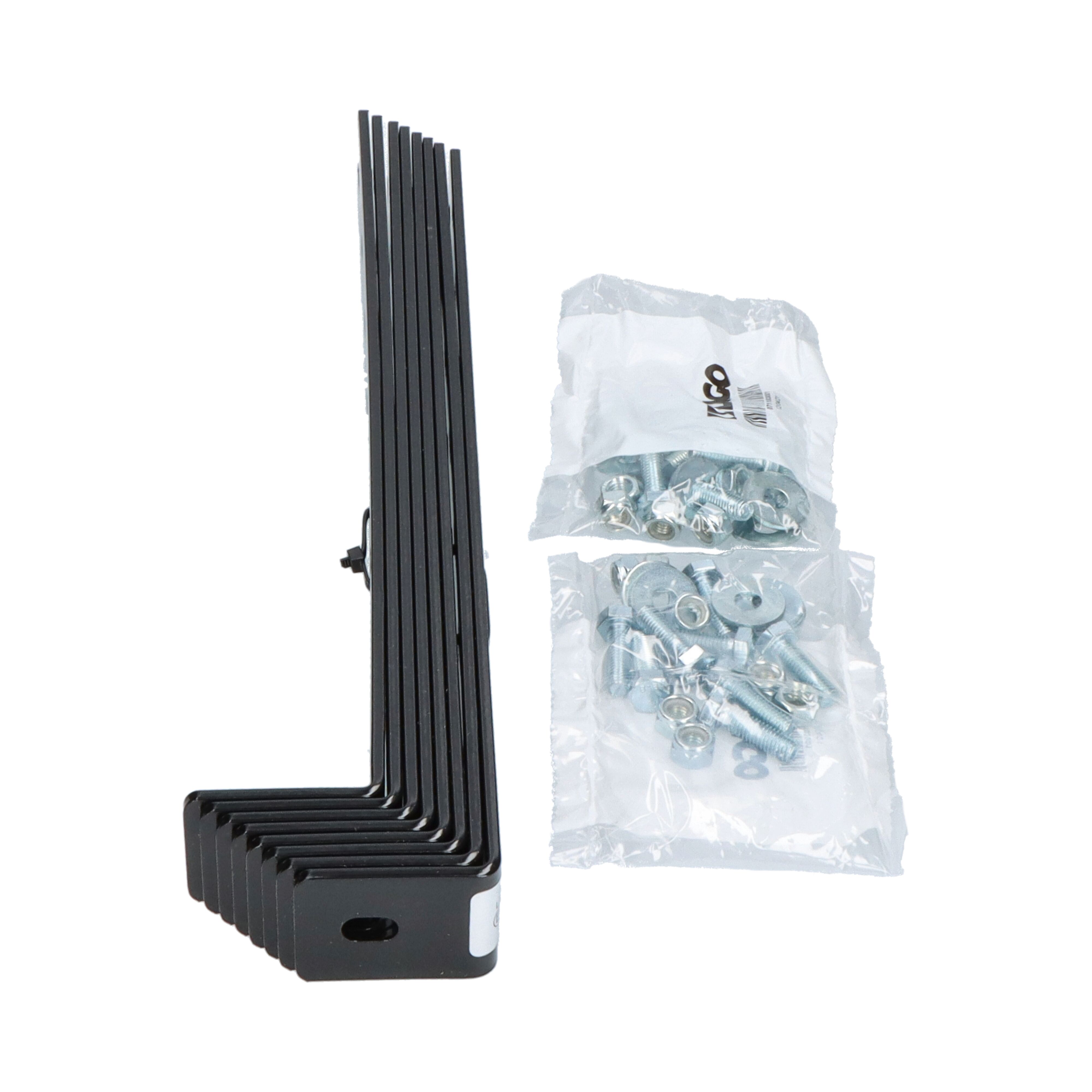 LAGO jeu de supports de montage - pour caisse en plastique de 400/500 mm de large - réglable en hauteur