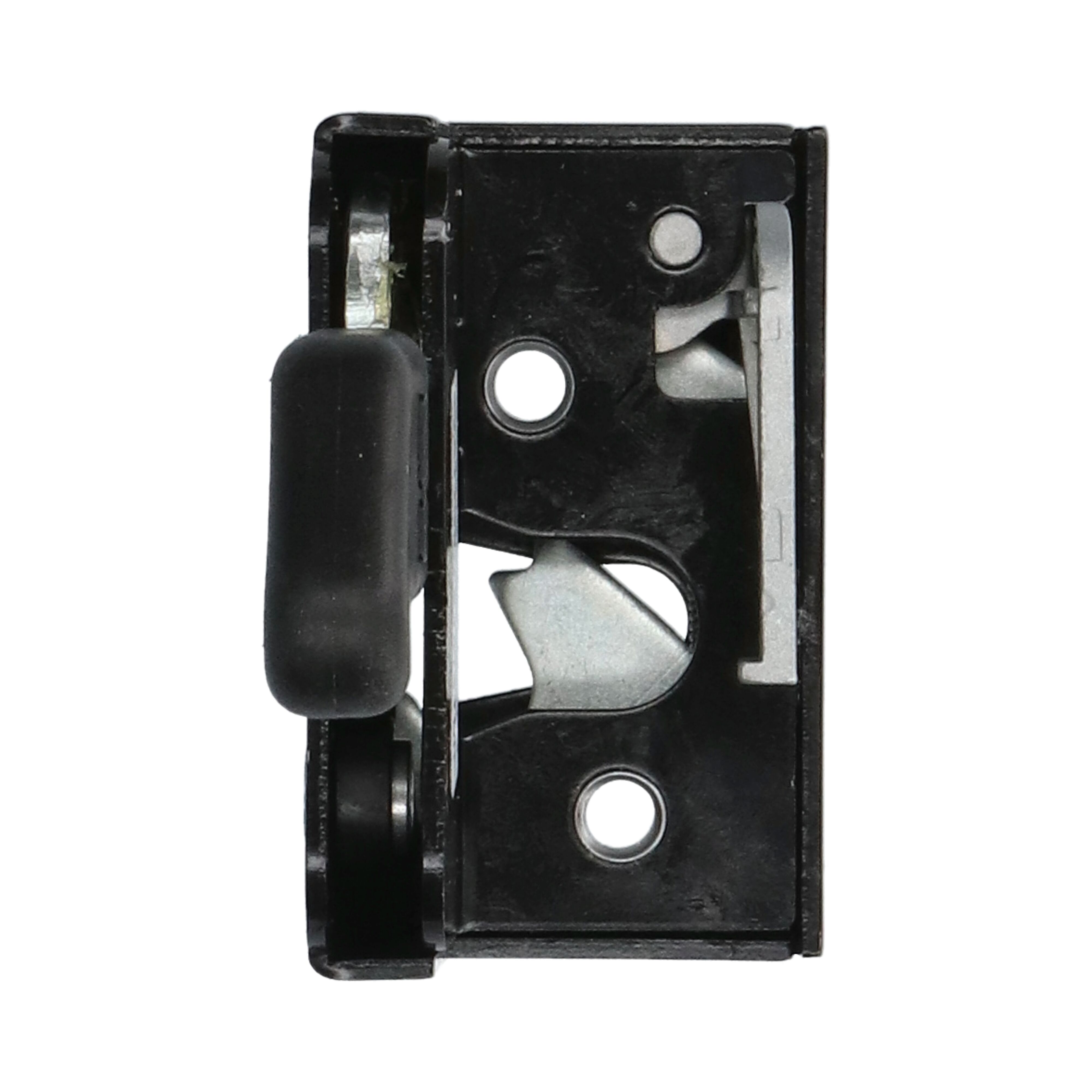 Pommier car door lock - 74 x 69 mm - right - with handle - black coated steel
