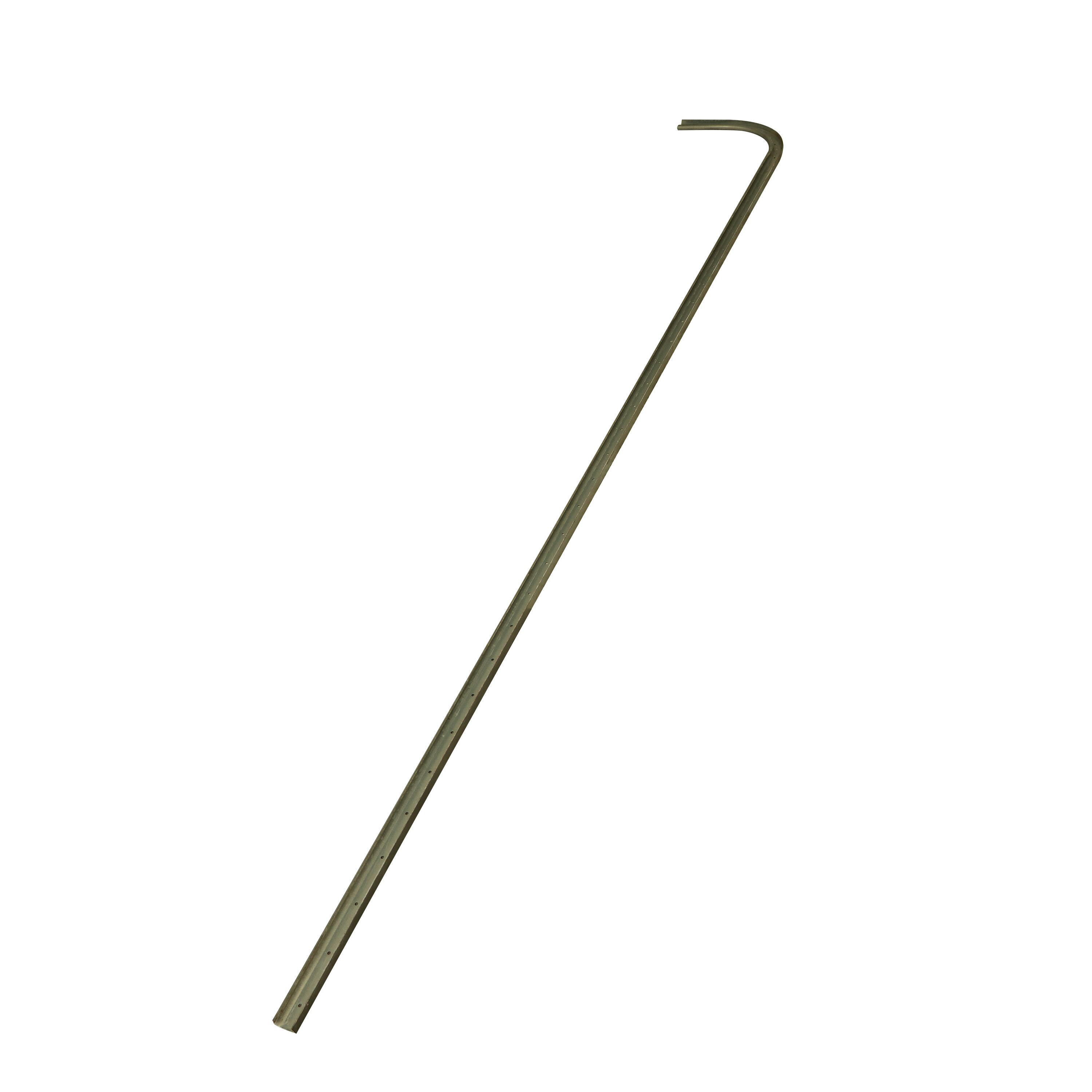 JR horizontal rail - left - 3200 x 203 mm - 8 inch curve - for Excel shutter
