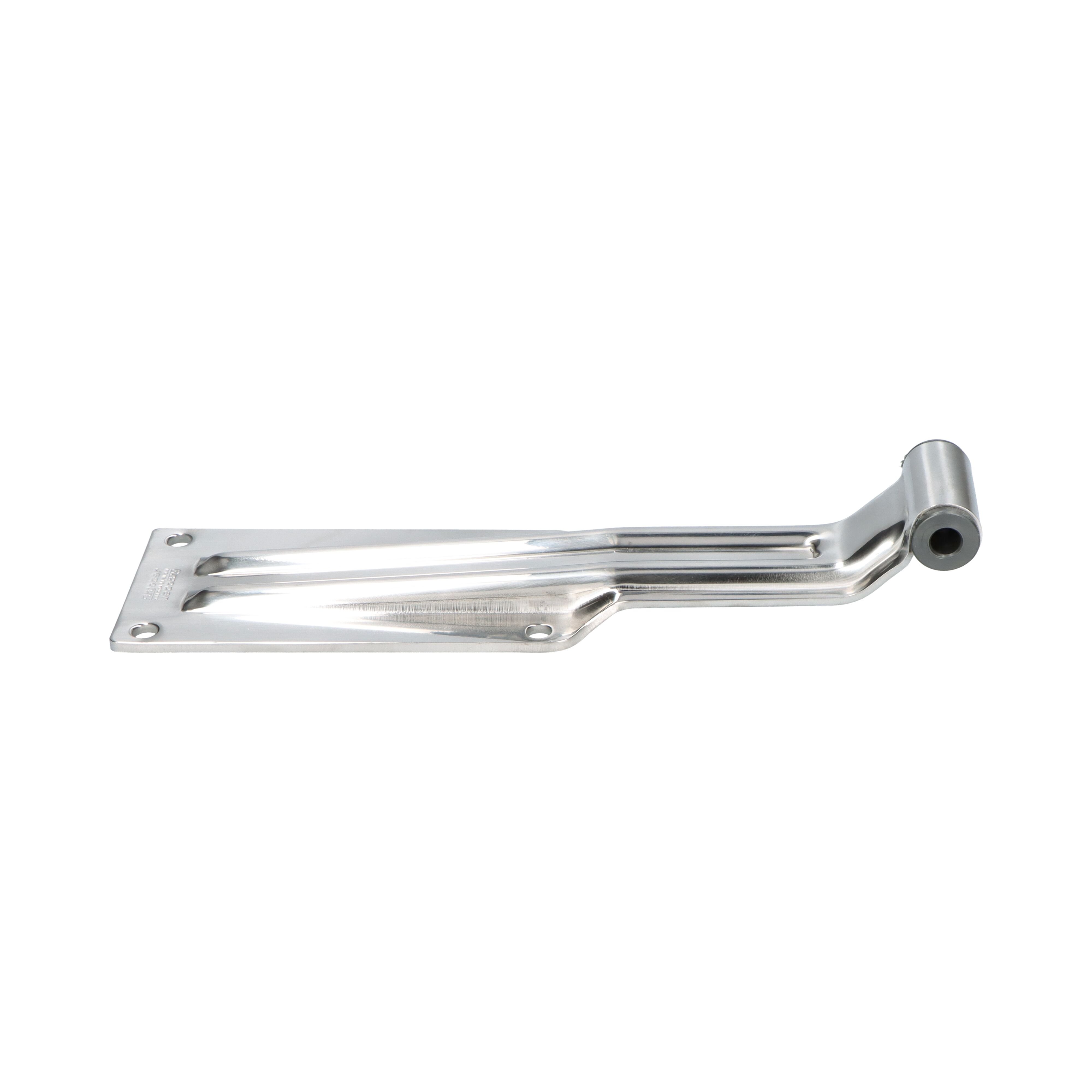 Pommier achterdeur scharnierblad 282 mm - bokbreedte 52 mm - RVS