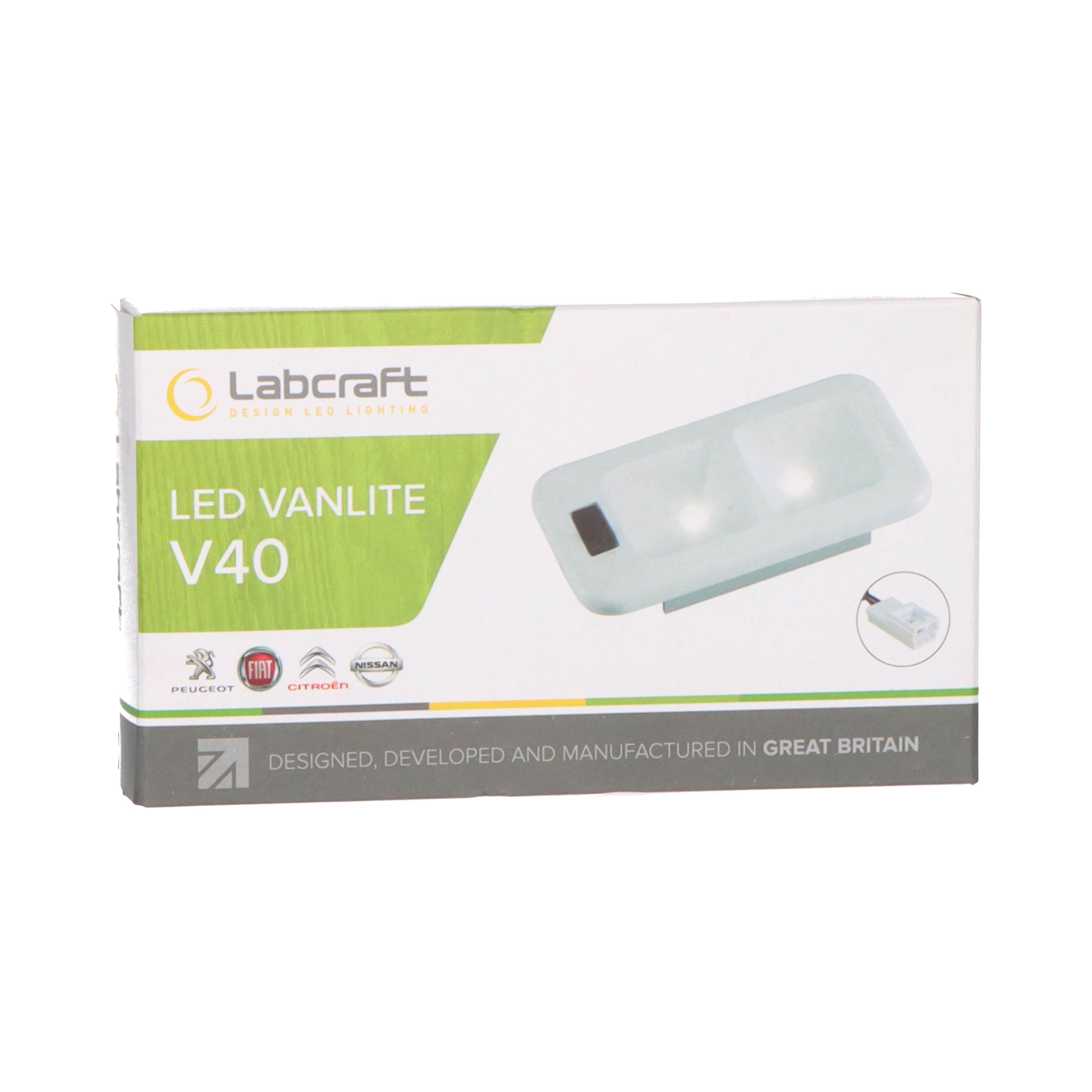 Labcraft led lighting Vanlite V40 - 10-32V - IP60 - 624 lumen - plug and play