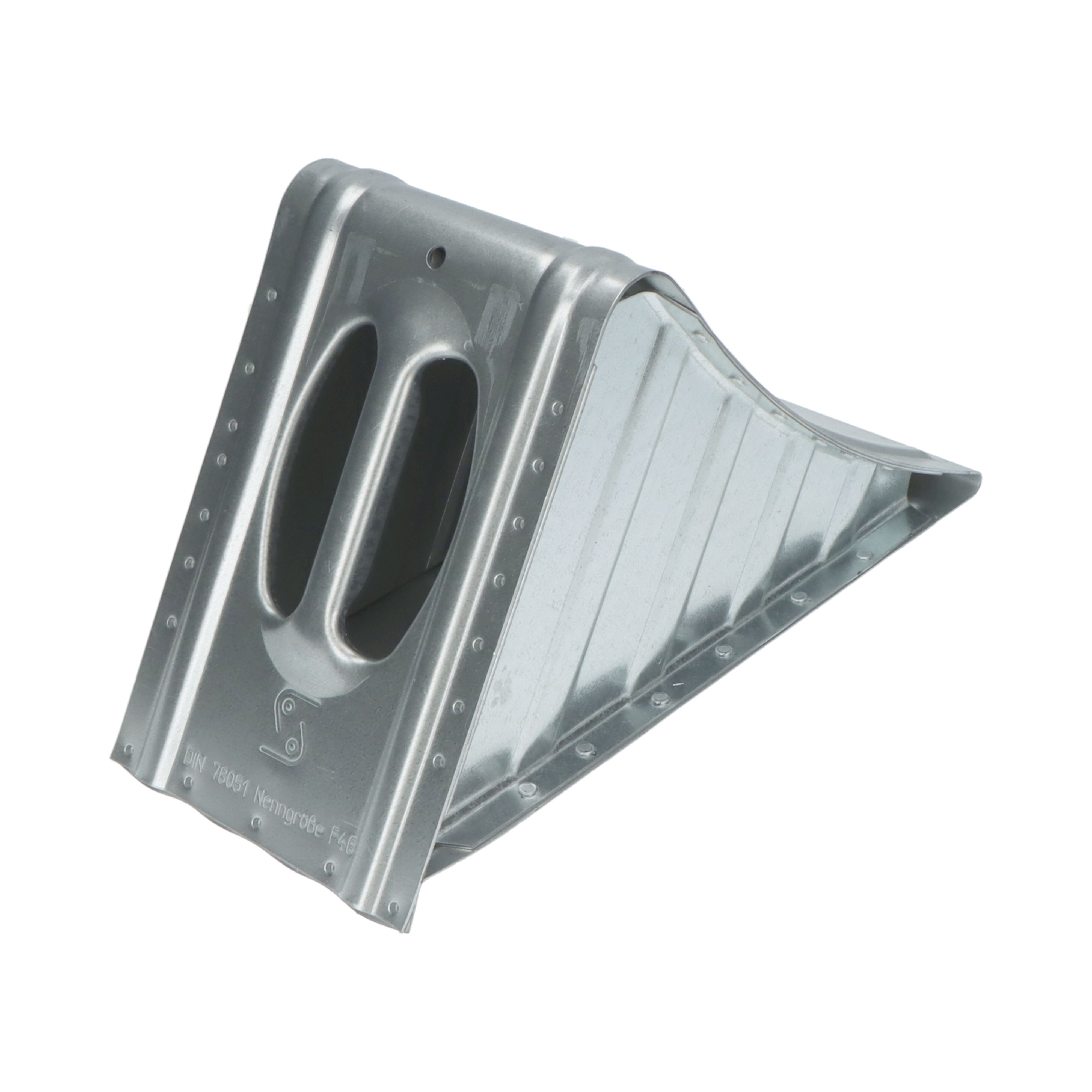 Rhiwa Quality wheel chock T2 G46 zincplated (1613741), Rhiwa Quality