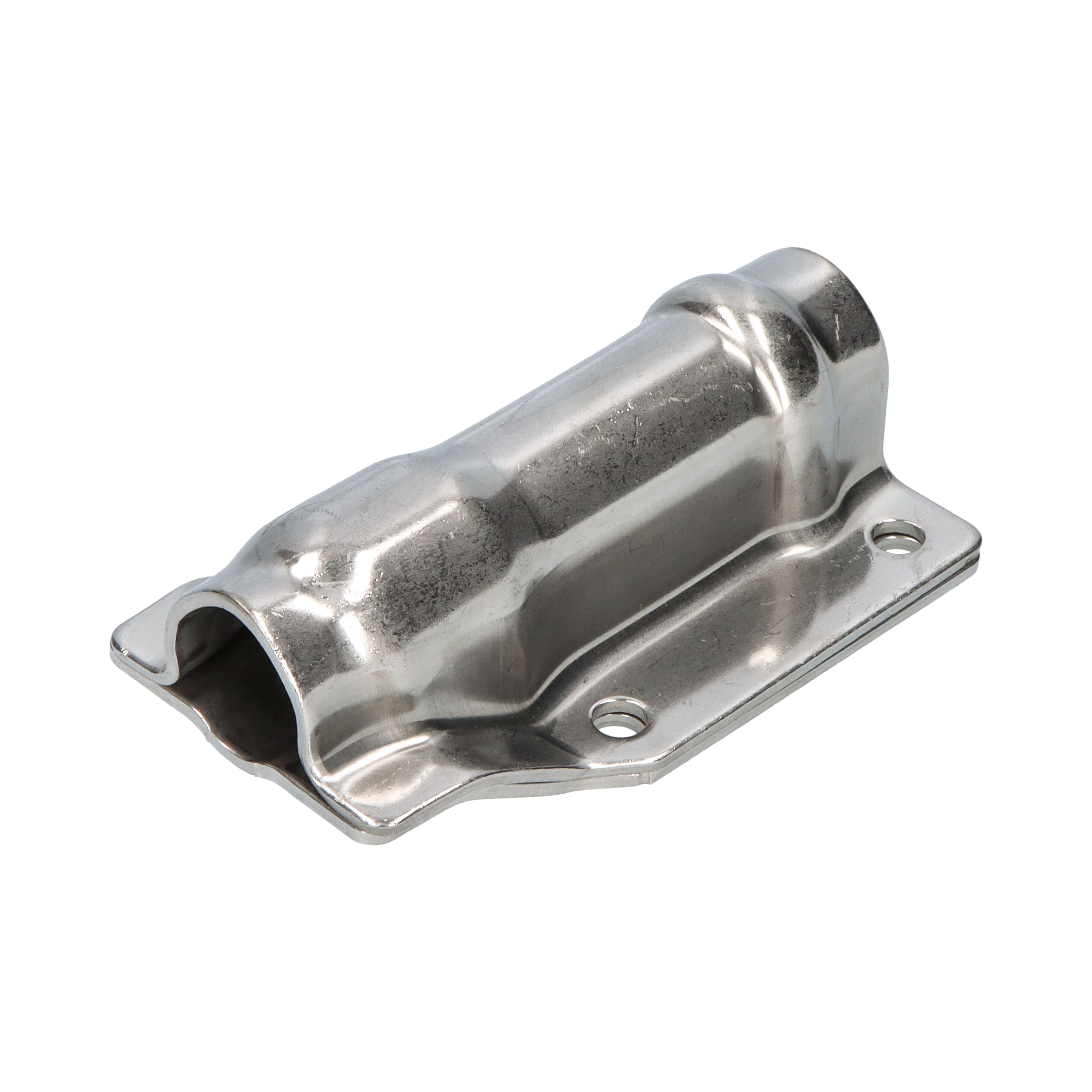 Pommier rod guide - for locking Ø 27 mm - height 135 mm - stainless steel