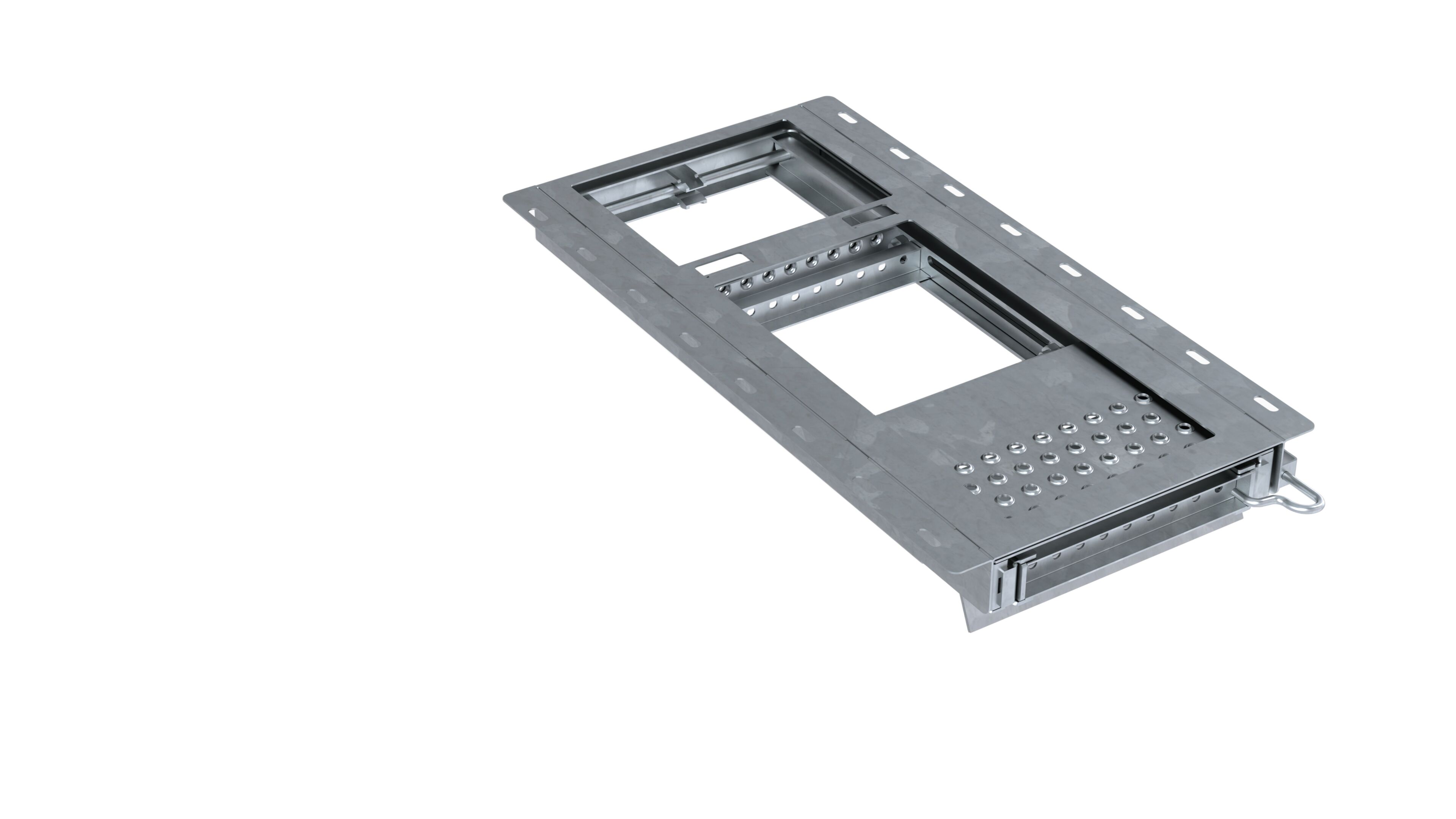 Takler pull out ladder - 3/5 steps - 790 x 420 mm (LxW) - with platform