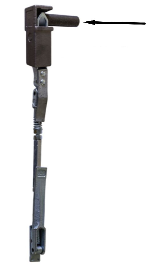 Rhiwa Quality pendelbout Ø 32 mm - voor pendelslot kipper - blank staal