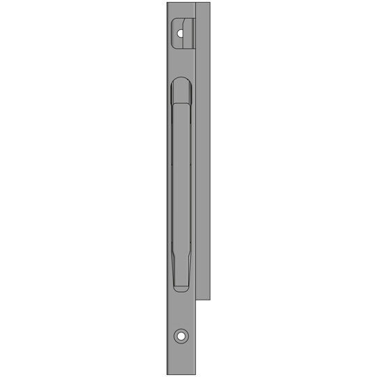 Kinnegrip K20 front pillar - 400 mm - left - screw model - anodised aluminum