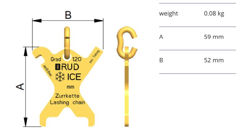 RUD ICE-Identification tag IVSK-KZA-6 - for lashing chain