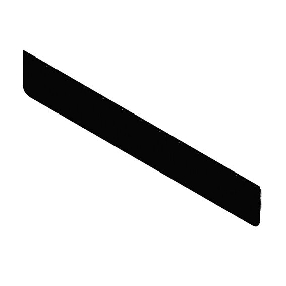 Rhiwa Quality clear pass anti spray mudflap - 2500 x 390 mm