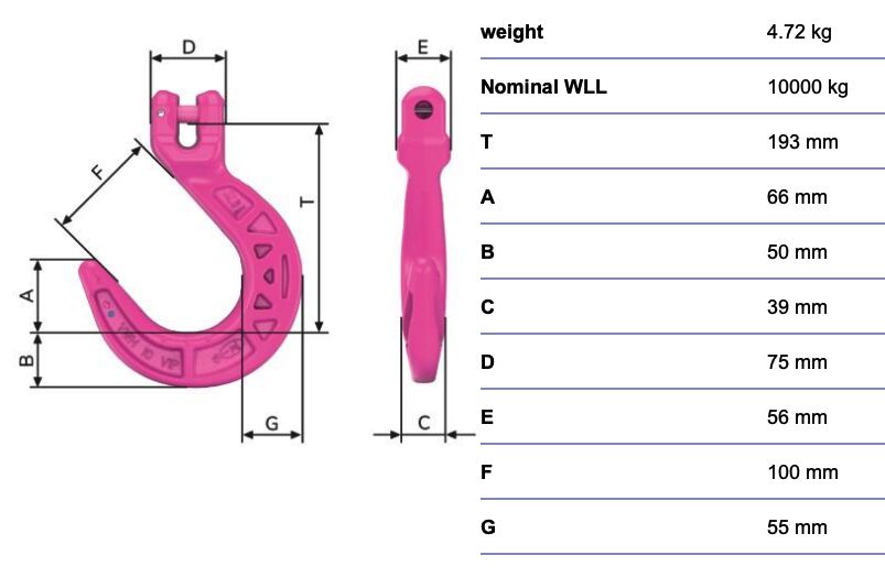 RUD VIP-Foundry hook VWH-16