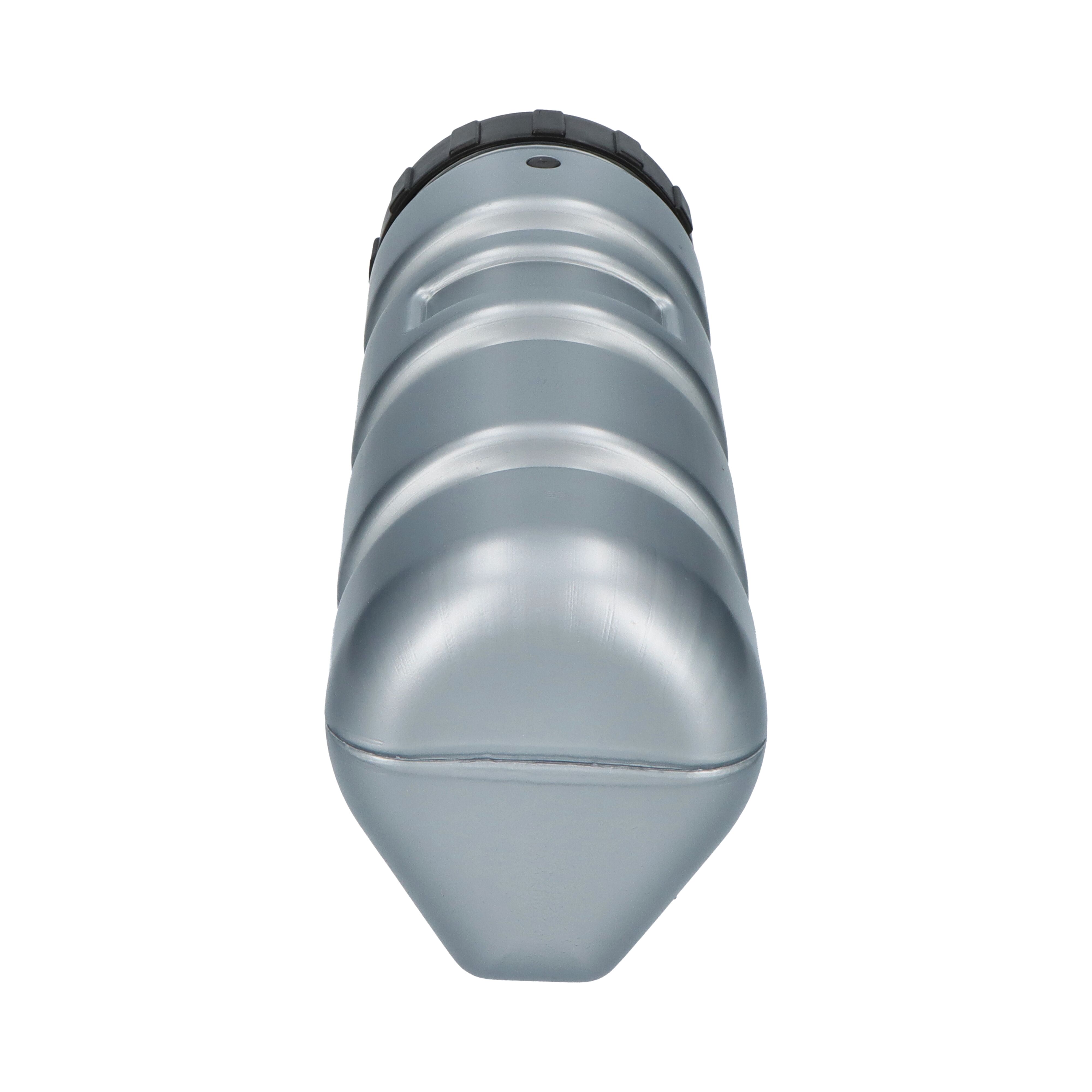 LAGO document tube Ø 90 mm - length 340 mm - grey plastic