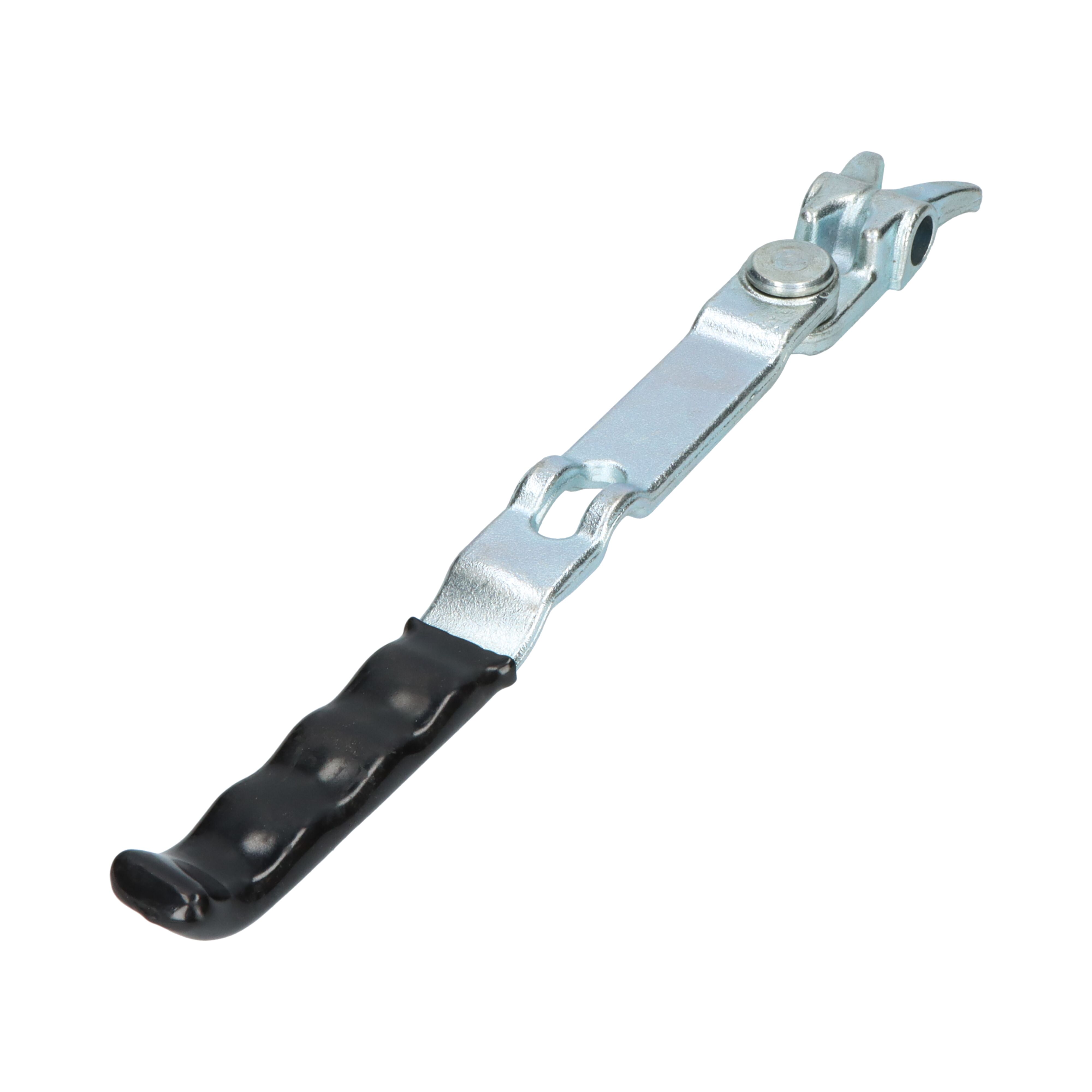 Pommier handle straight - hinged - for substructure locking Ø 18 mm