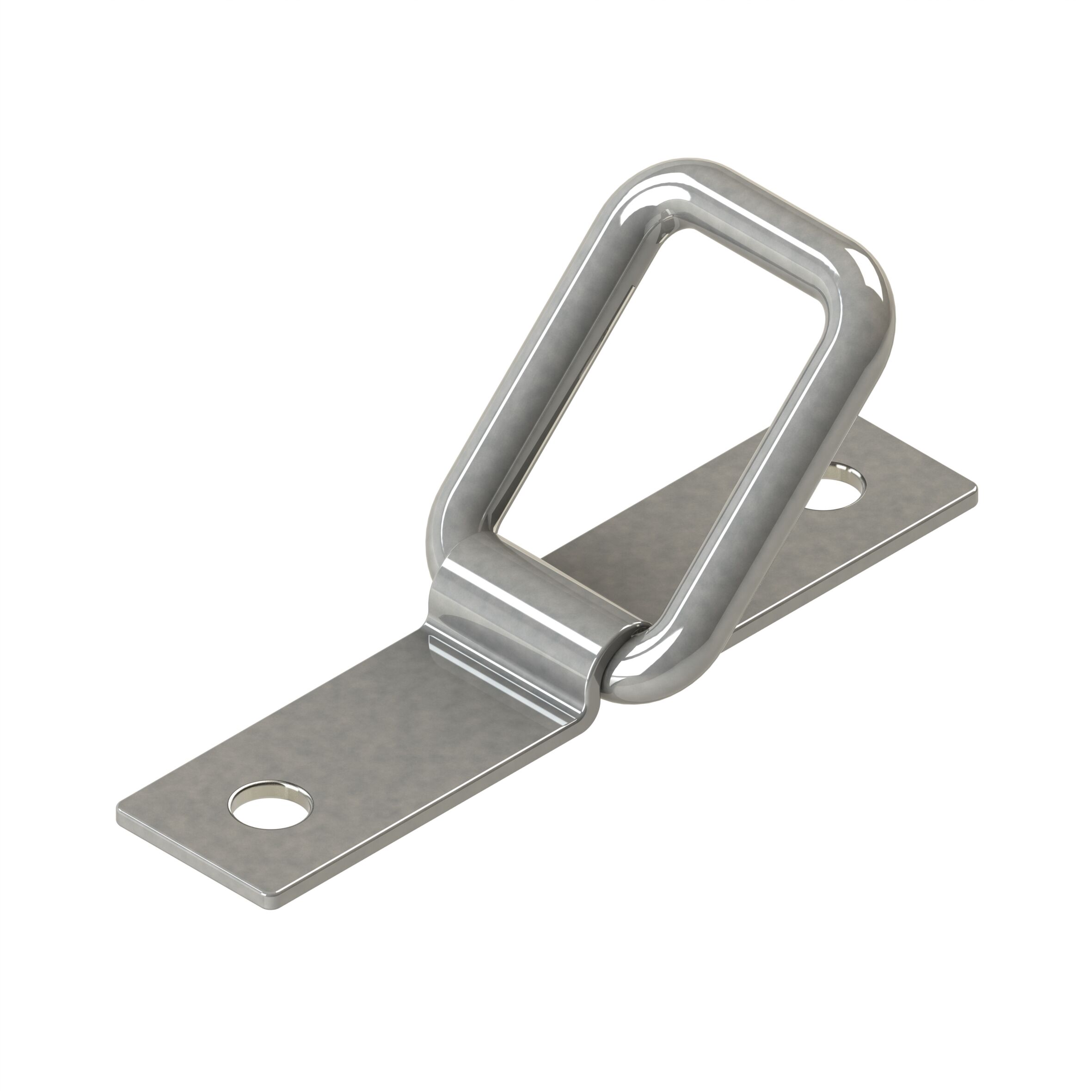 Pommier eye folding - height 32 mm external - zinc-plated