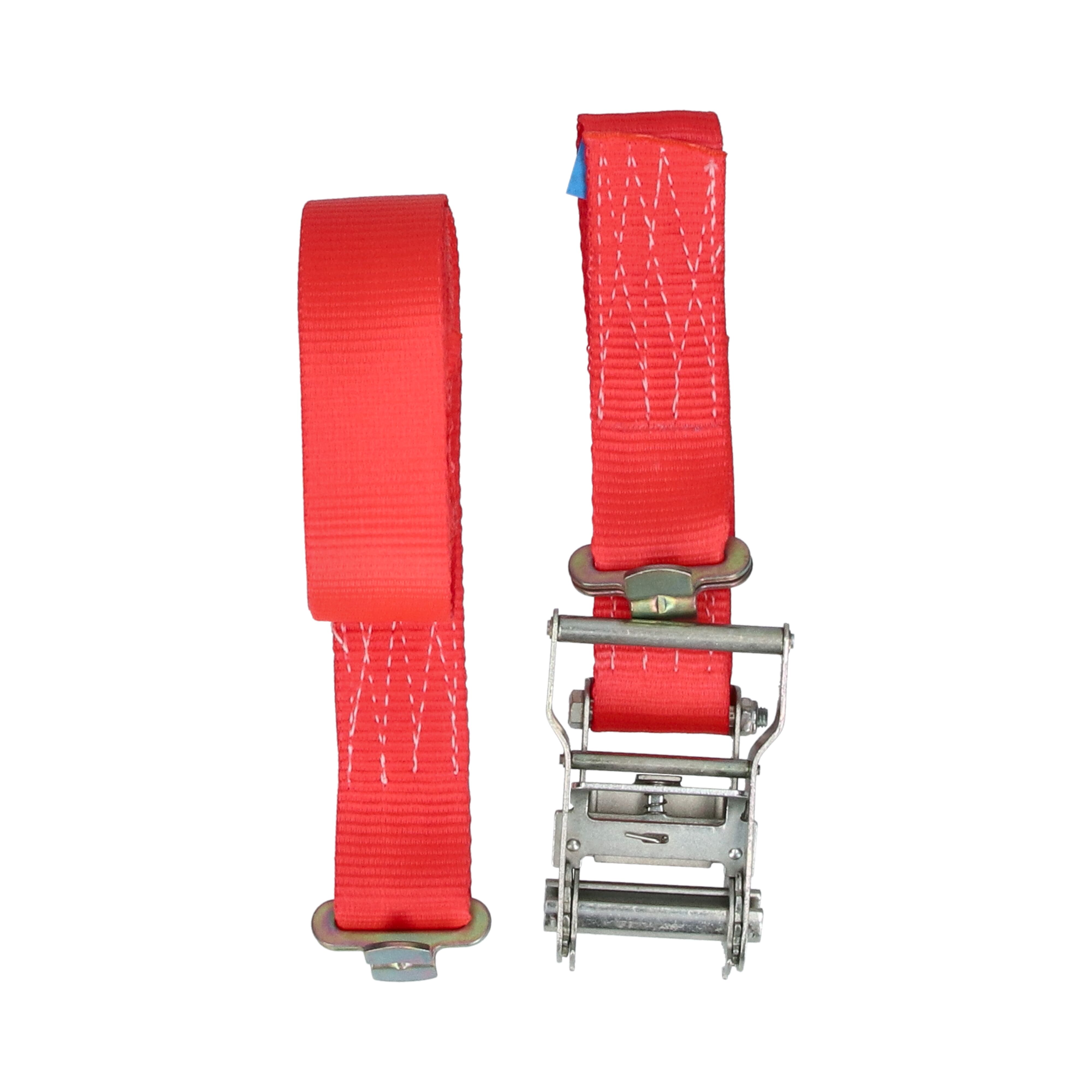 Rhiwa Quality lashing strap 45 mm - with ratchet and round hole Ø 25 mm - 5000 mm