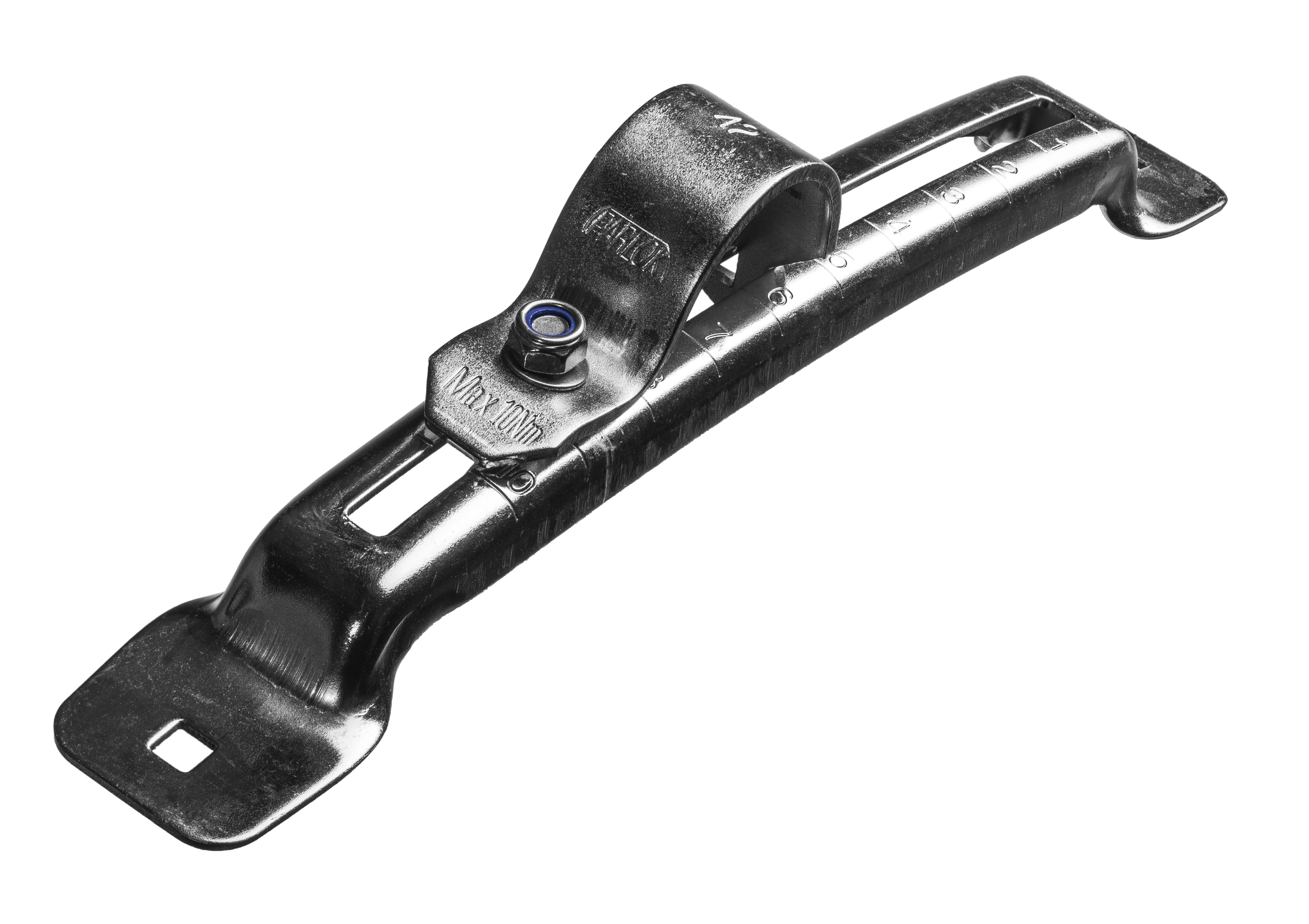 Parlok spatschermsteun Ø 42 mm - VRX42 - verstelbaar - RVS