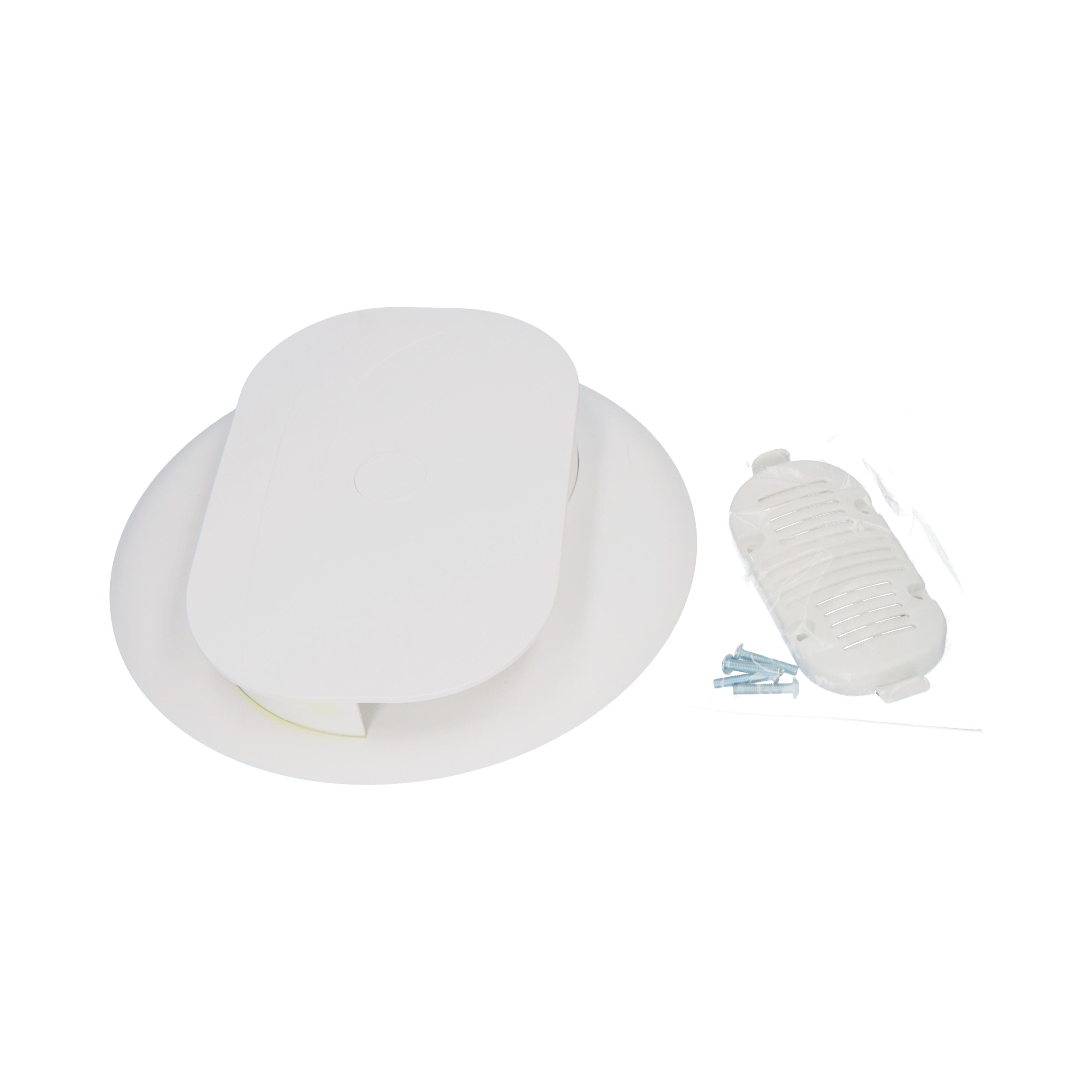 Flettner Slimline mechanische dakventilator - met binnenrooster - wit