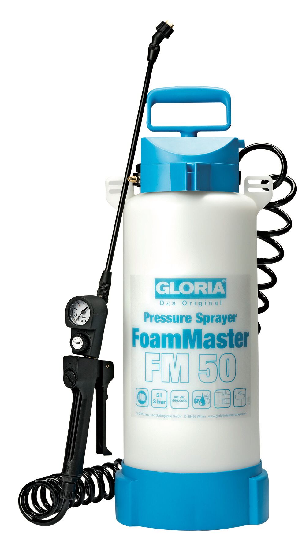 GLORIA FoamMaster FM 50 - schuim drukspuit - 5 liter (5116600000