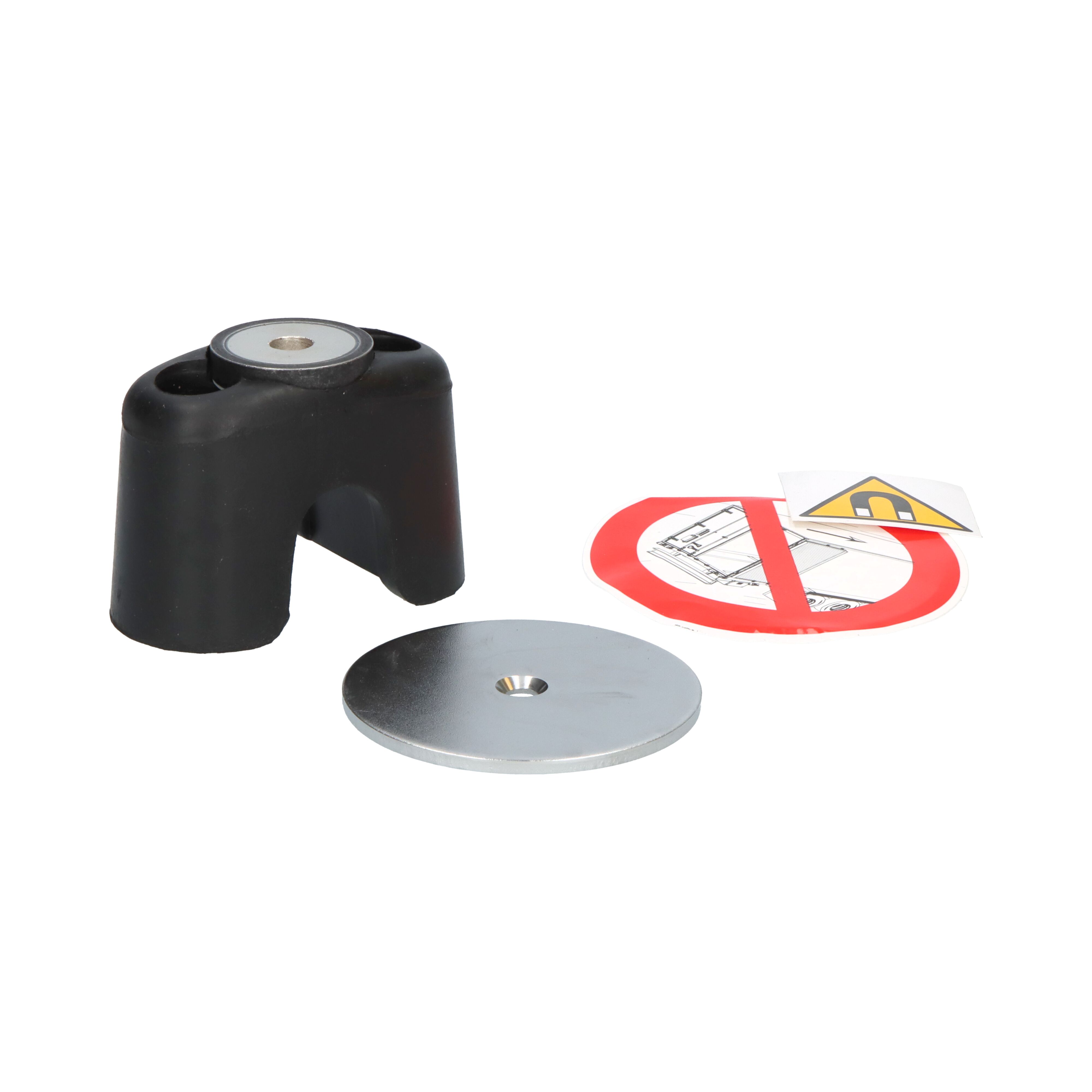 Pommier door blocker with magnet - for Ø 22 mm external locking - rubber