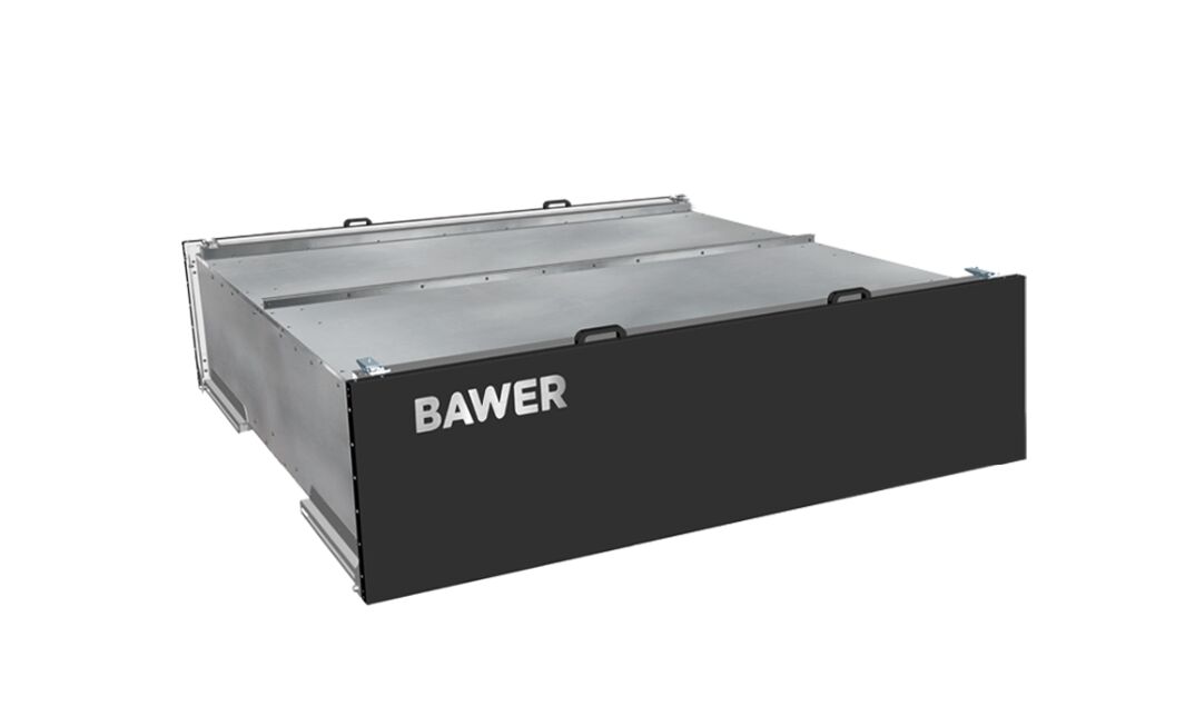 Bawer palette Caisse - 36 palettes euro - 2750 x 700 x 2425 mm (LxHxP) - kit non assemblé