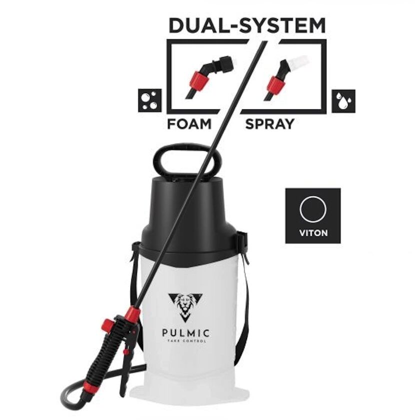 Pulmic Industrial 7 Hydra - industriële drukspuit - 5 liter - spray en schuim