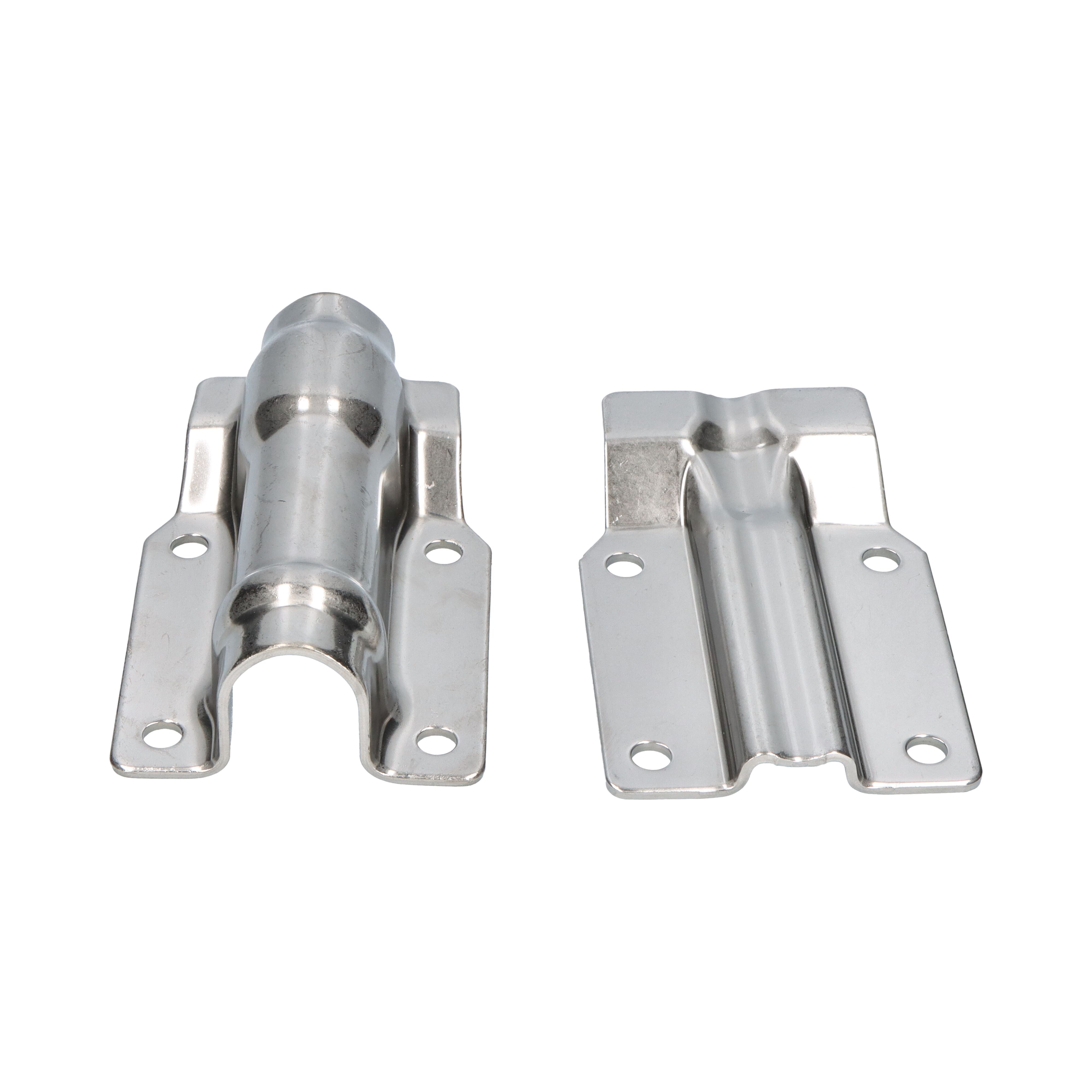 Pommier rod guide - for locking Ø 27 mm - height 135 mm - stainless steel
