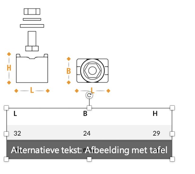 Takler mounting set - for plastic side protection board