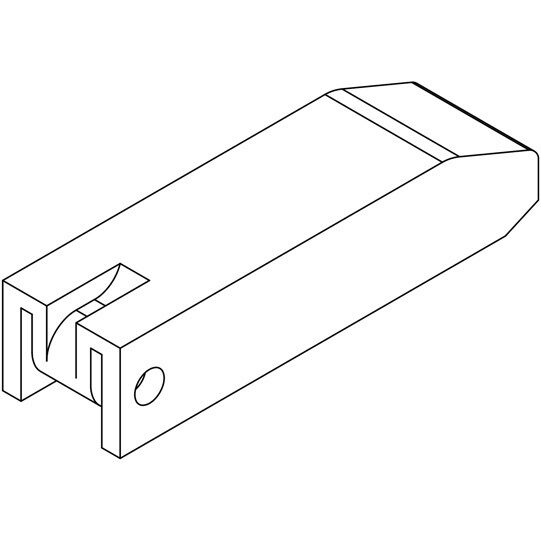 Kinnegrip K20 end piece - for lock K20 centre pillar