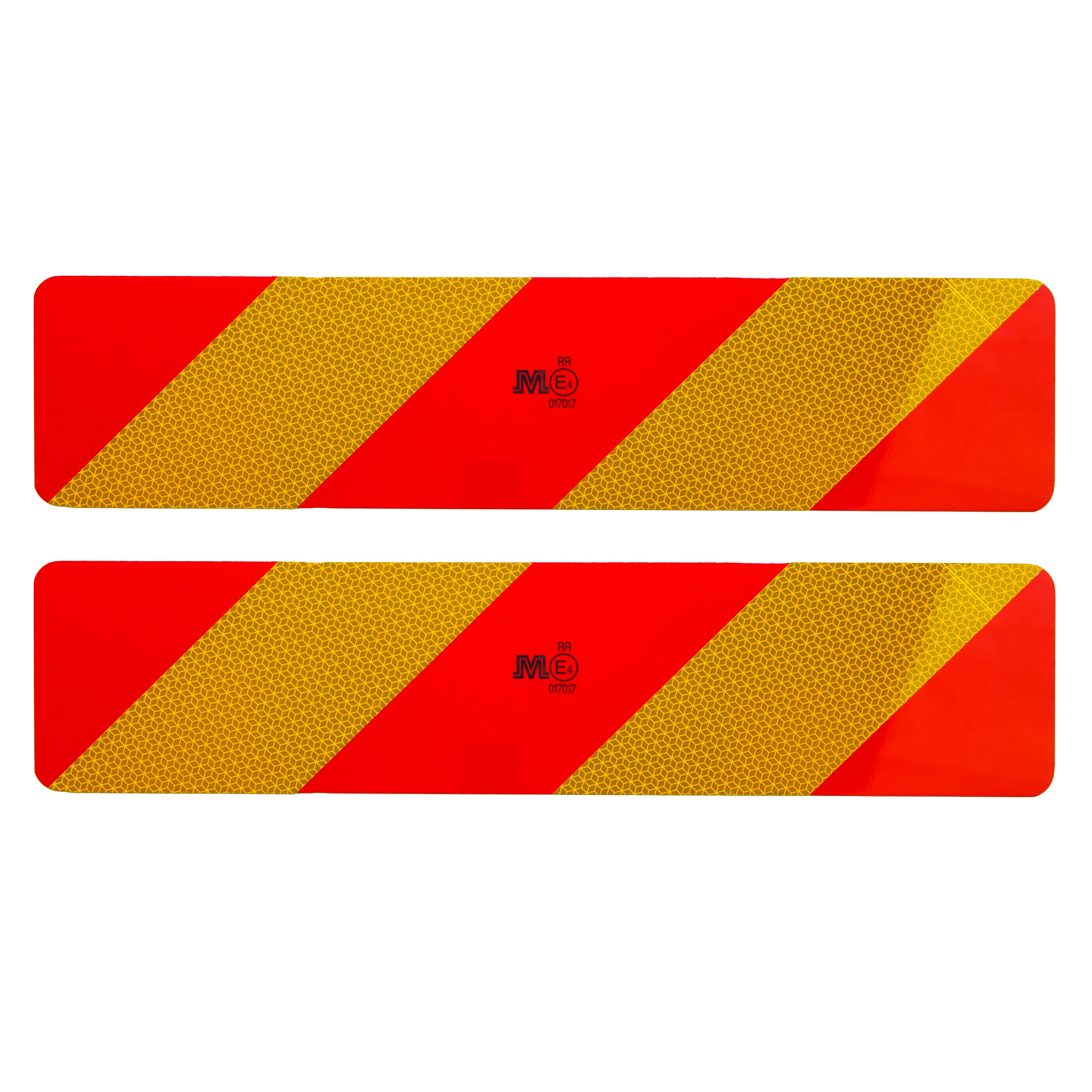 Rhiwa Quality rear marking signs set RR - striped - 566 x 132 mm - aluminum