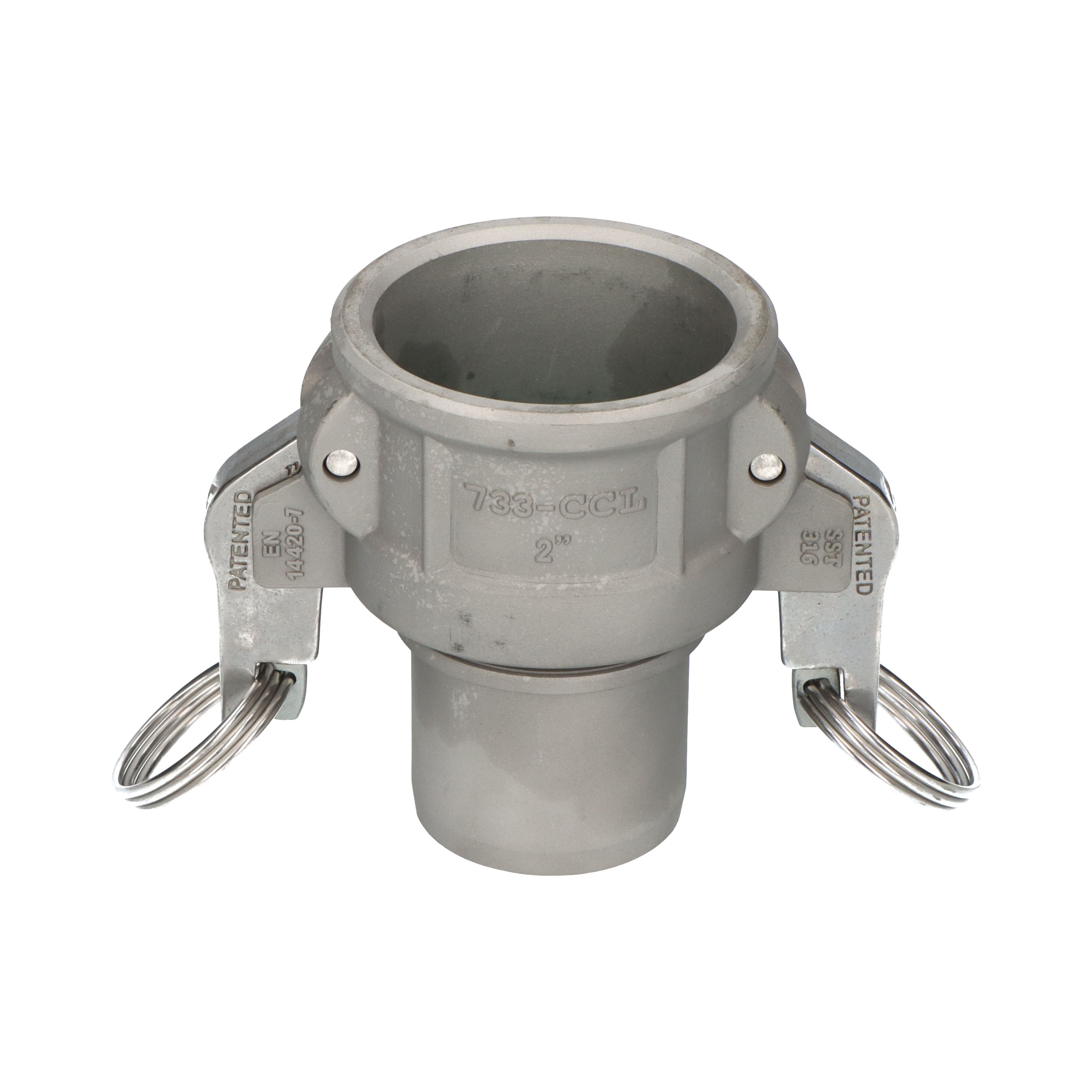 OPW coupler Autolok coupler C 2" smooth hose shank with safety collar