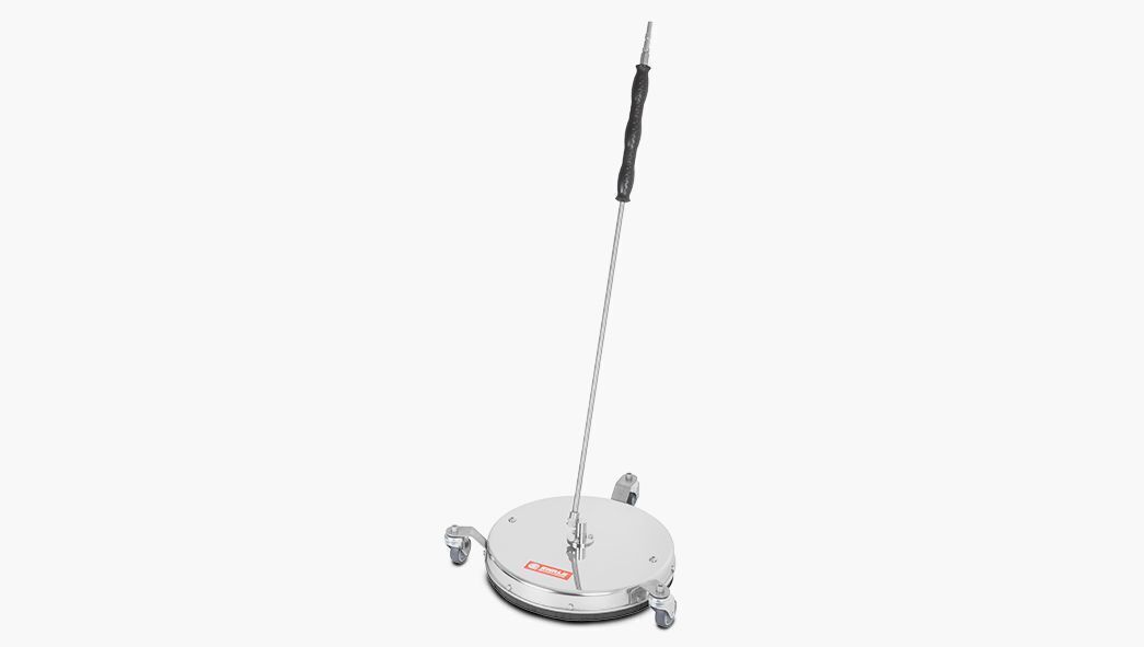 Ehrle surface cleaner Ø 410 mm - 2 spray nozzles - 3 wheels - stainless steel
