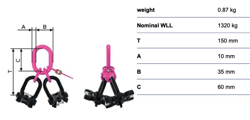 RUD VIP-Mini lifter VML-4-4 - with shortening device (79844798110), RUD ...