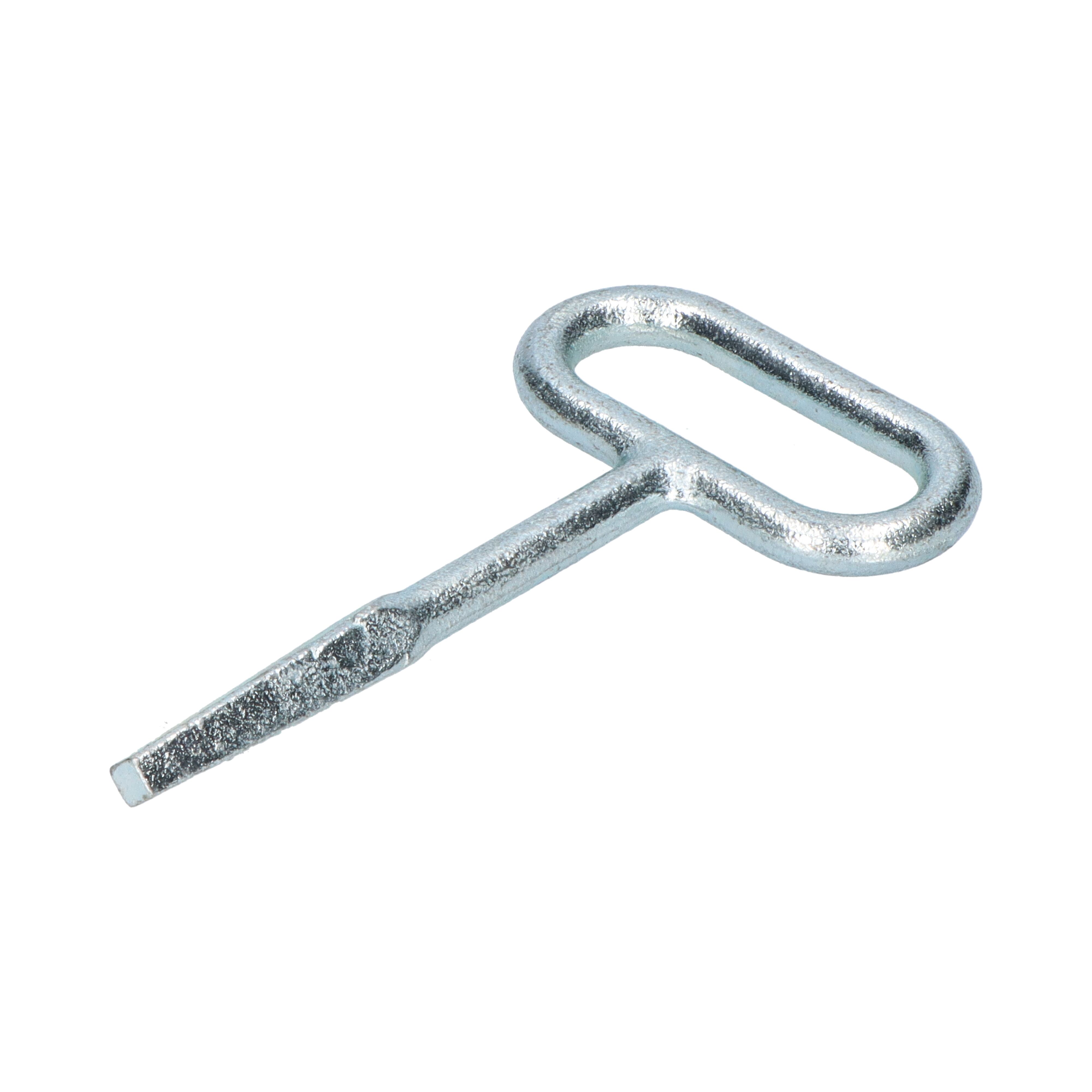Rhiwa Quality plaque clé - 128 mm de long - galvanisée