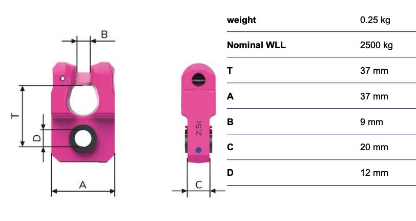 RUD V-GIL-8 raccord d´isolement électrique à chape VIP