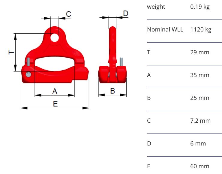 RUD Grade 80-Combi-koppeling adapter KKA-6