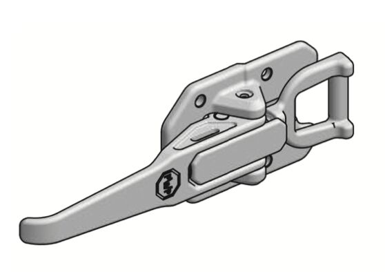 PWP eccentric lock - 240 x 52 mm - excl. hook - zinc-plated