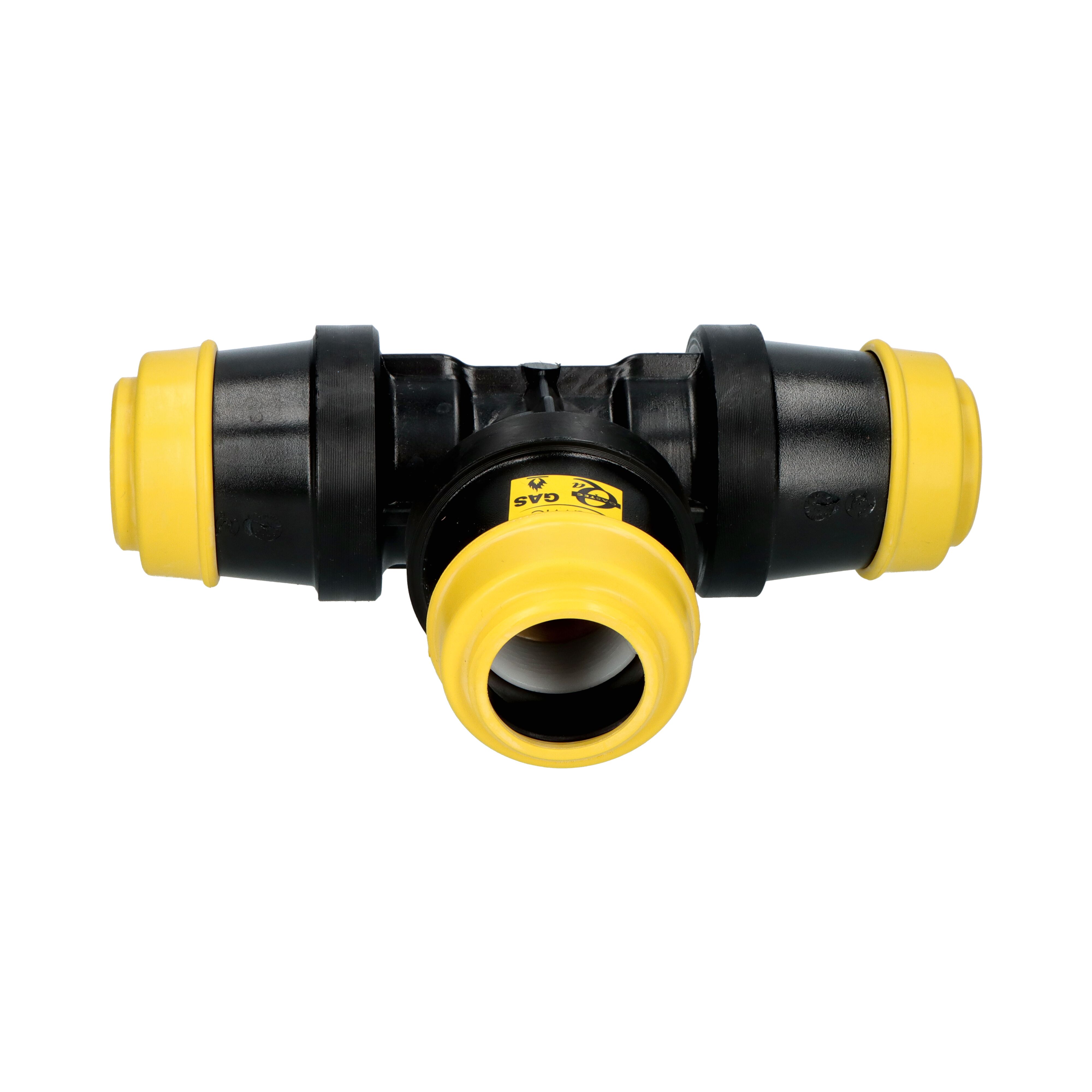Hawle T-raccord ISO2 6555 63-63-63 mm PE/PE/PE