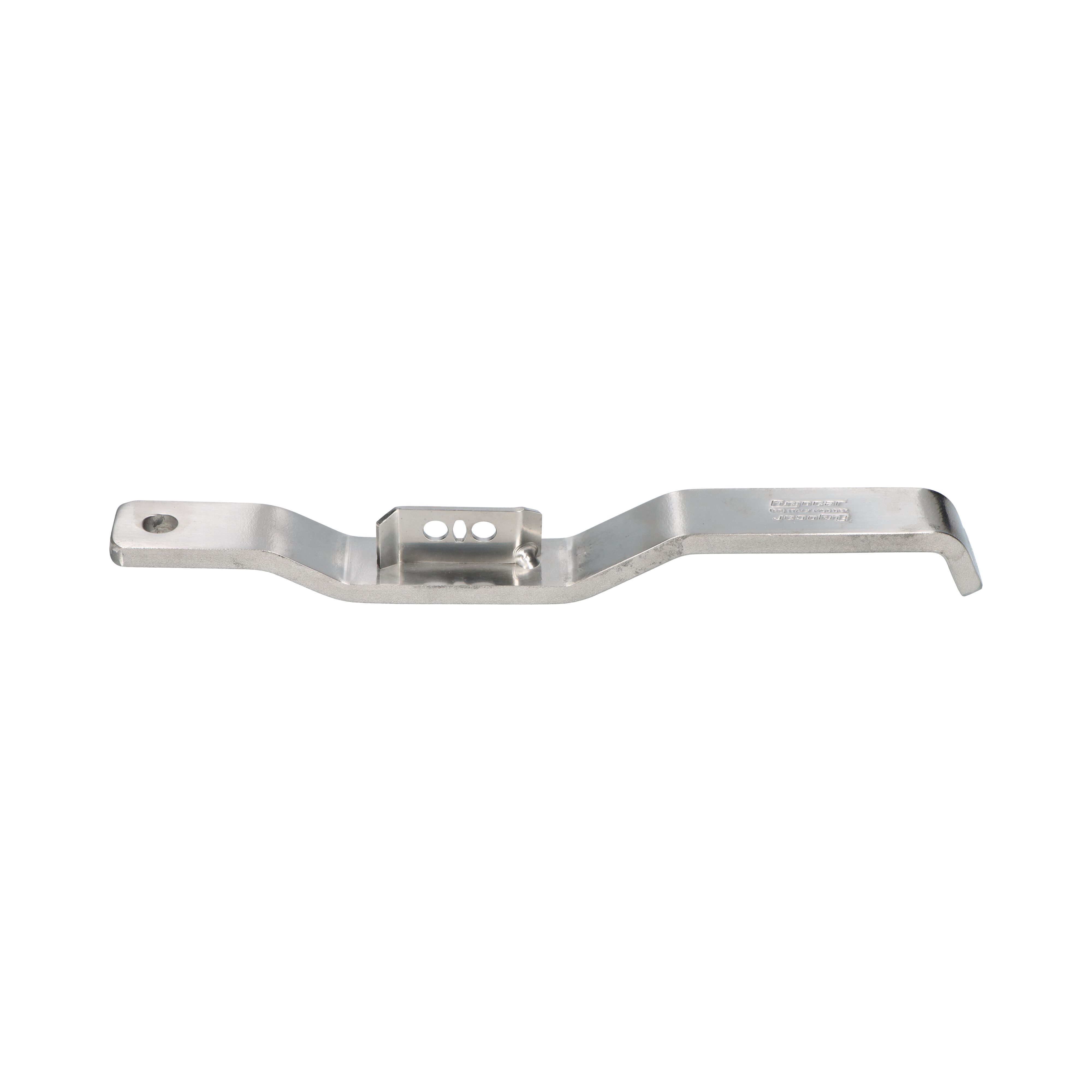 Pommier poignée droite - pour fermeture Ø 27 mm - plus inoxydable