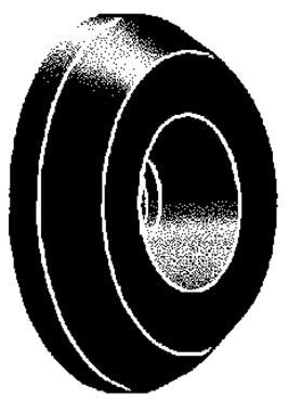 Pommier gas spring base ring Ø 36 with M6 hole