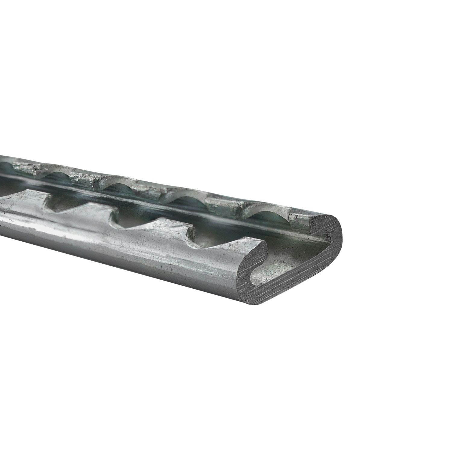 Rhiwa Quality airline anchor rail - hole Ø 20 mm - 2400 mm - undrilled